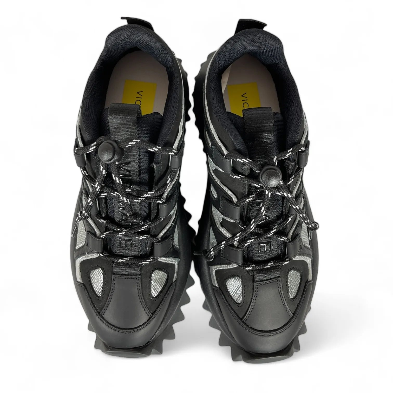 VIC MATIE 2104 RUB/SPACE DAMEN SNEAKER SILVER-BLACK