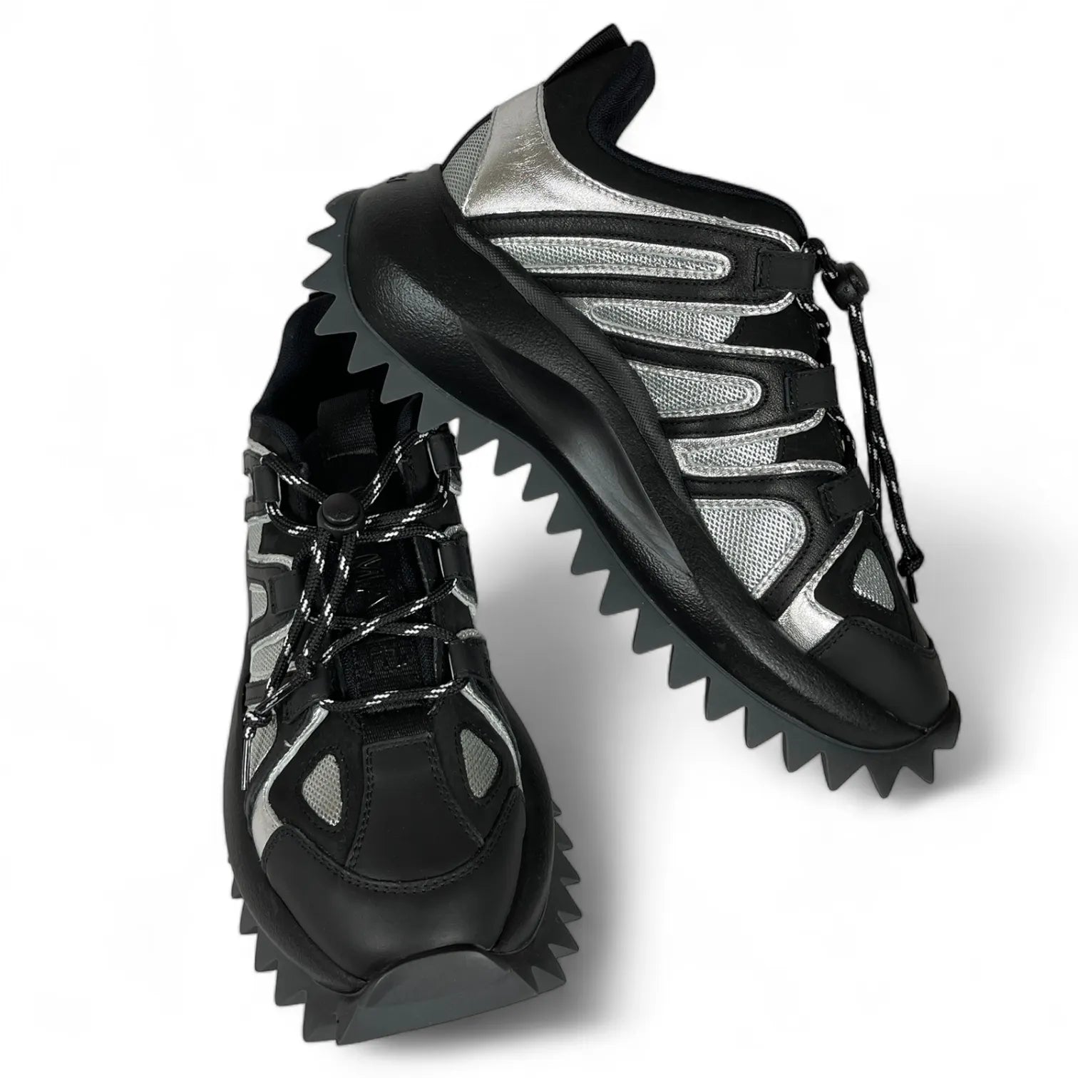 VIC MATIE 2104 RUB/SPACE DAMEN SNEAKER SILVER-BLACK