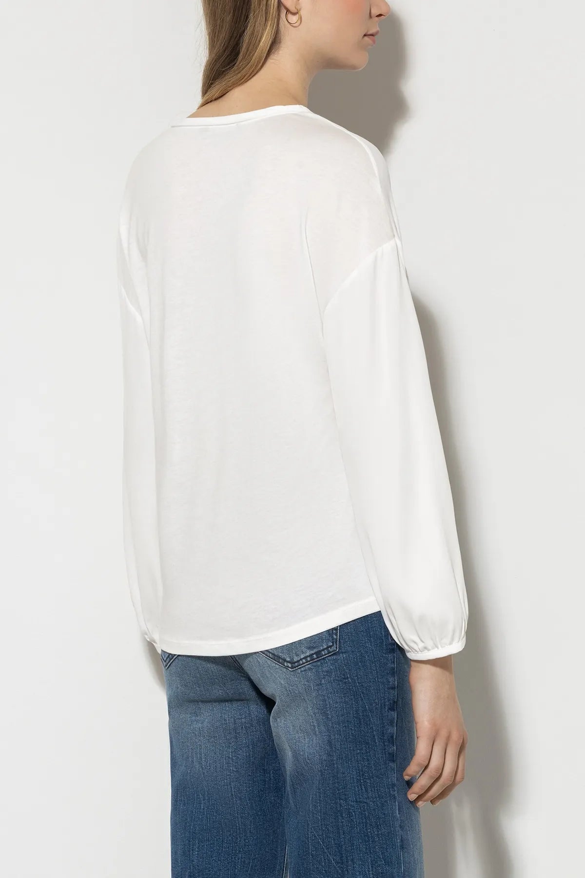 LUISA CERANO 
                
                                            308198/7599 Blusenshirt aus Seiden-Mix Cream