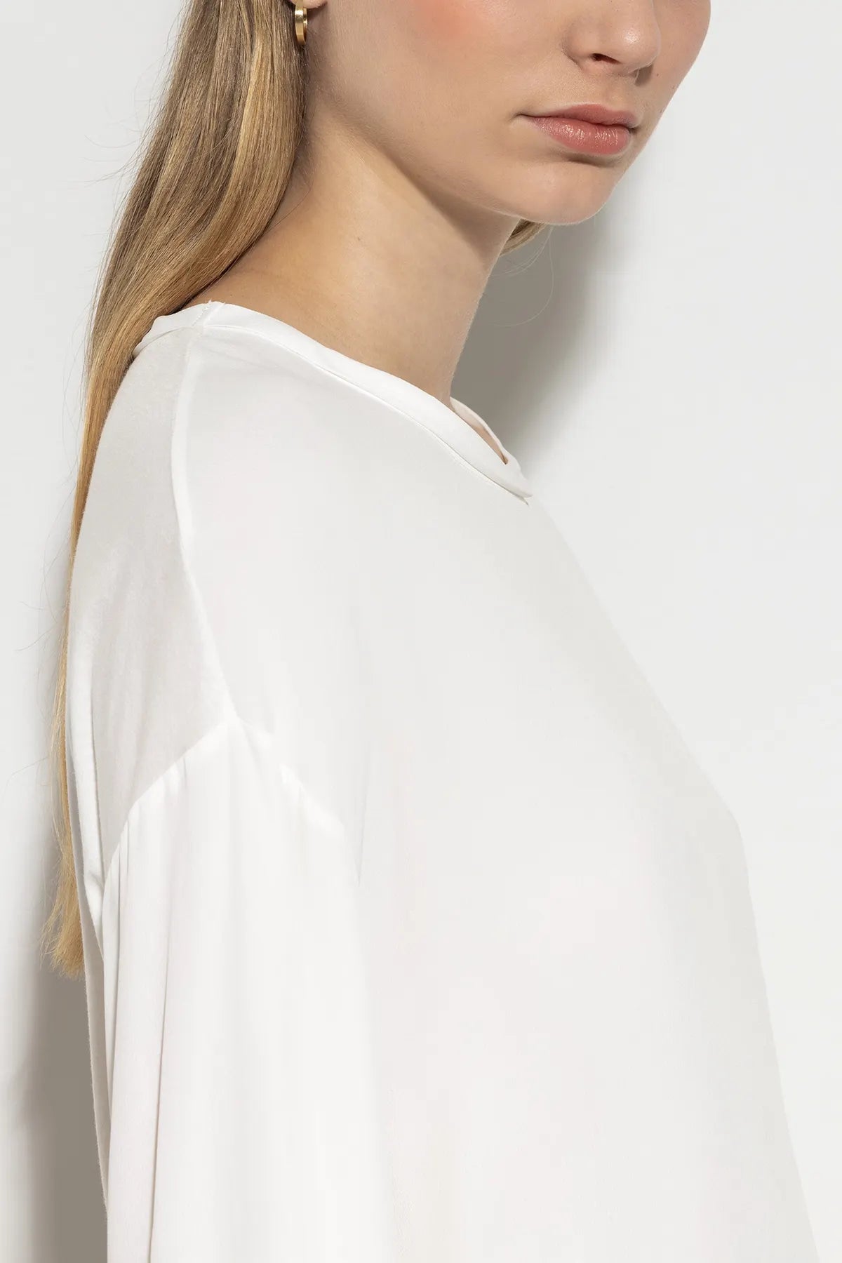 LUISA CERANO 
                
                                            308198/7599 Blusenshirt aus Seiden-Mix Cream