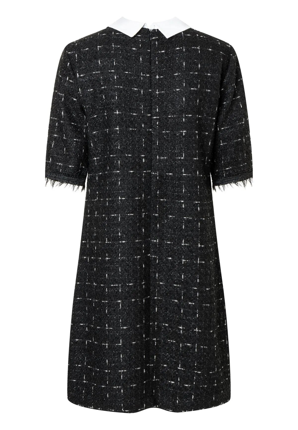ANA ALCAZAR 040762-3558 dress  Bouclé-Kleid mit Glitzergarn original black