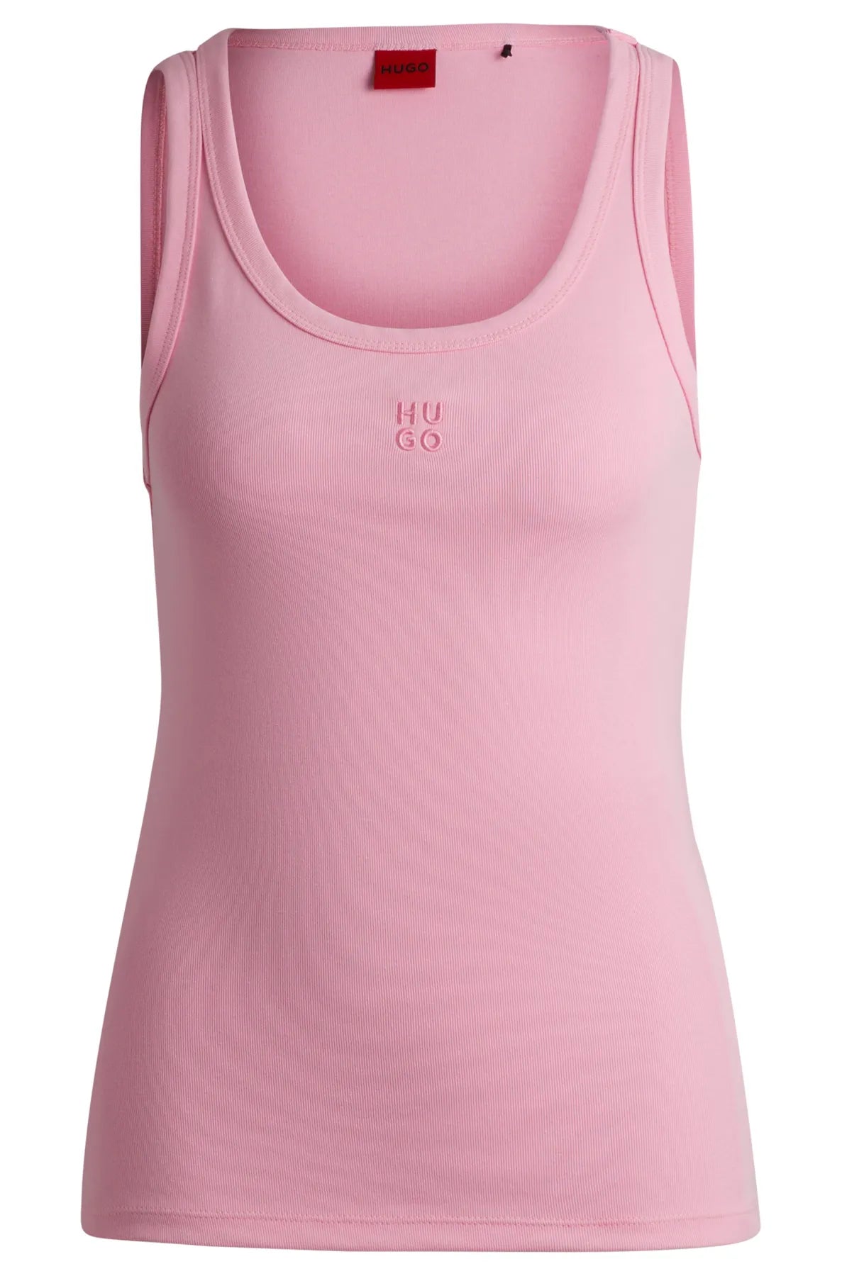 HUGO 50514489 Datamia 
                
                    Damen Top mit Rippstruktur