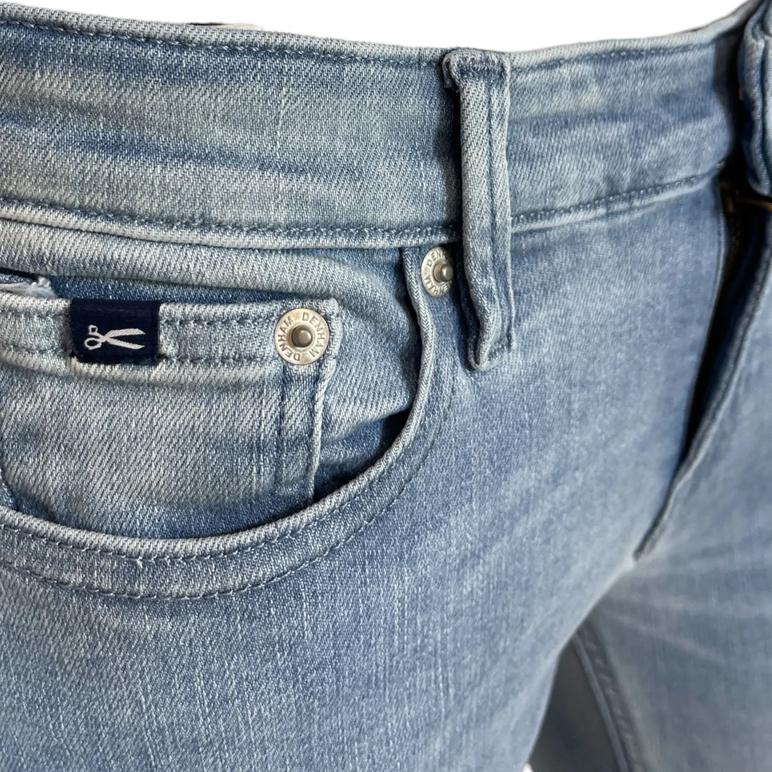 DENHAM 02-24-04-11-007 KYO FMLB  DAMEN SKINY JEANS STRETCH LICHT BLUE BLAU