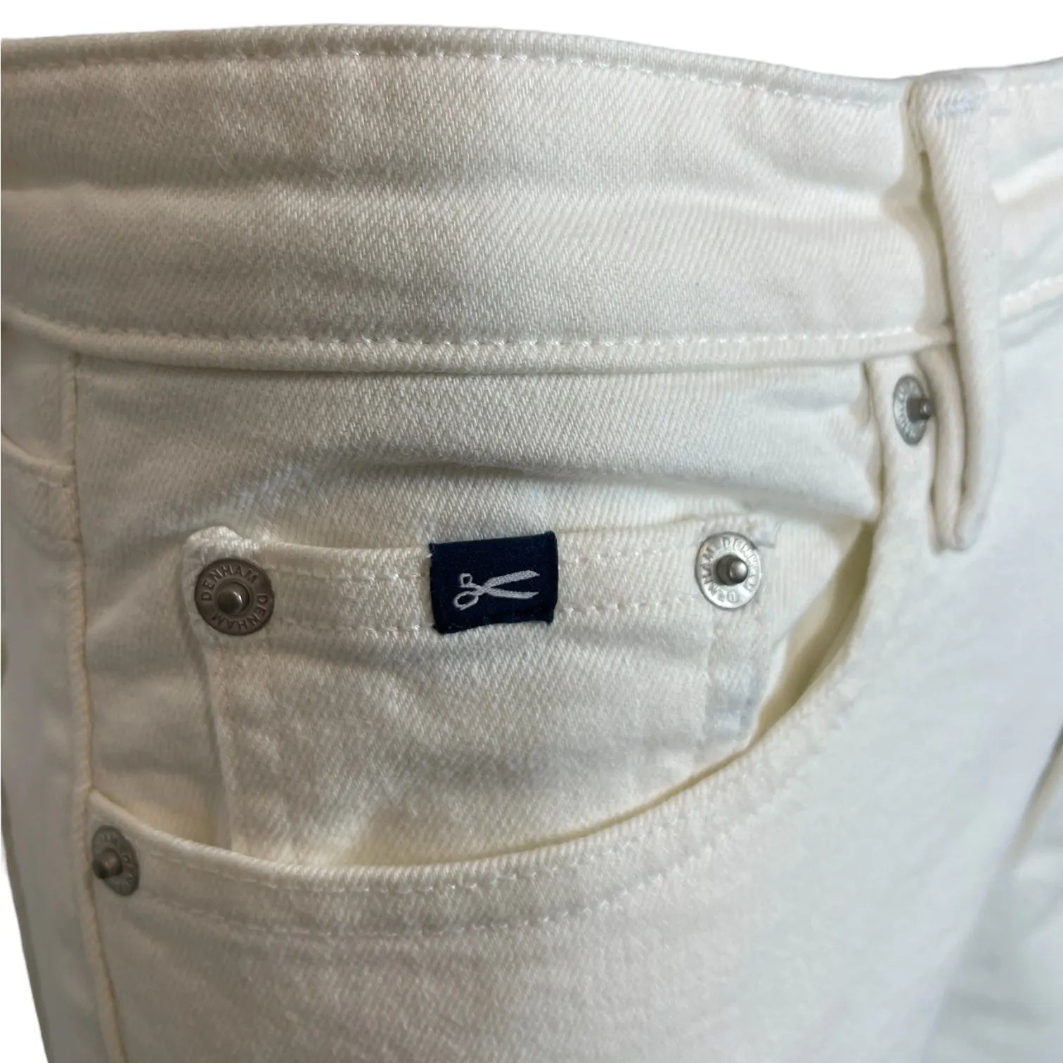 DENHAM 02-24-04-11-001 MIZUKI WHITE  DAMEN JEANS SLIM FIT STRETCH  WEISS