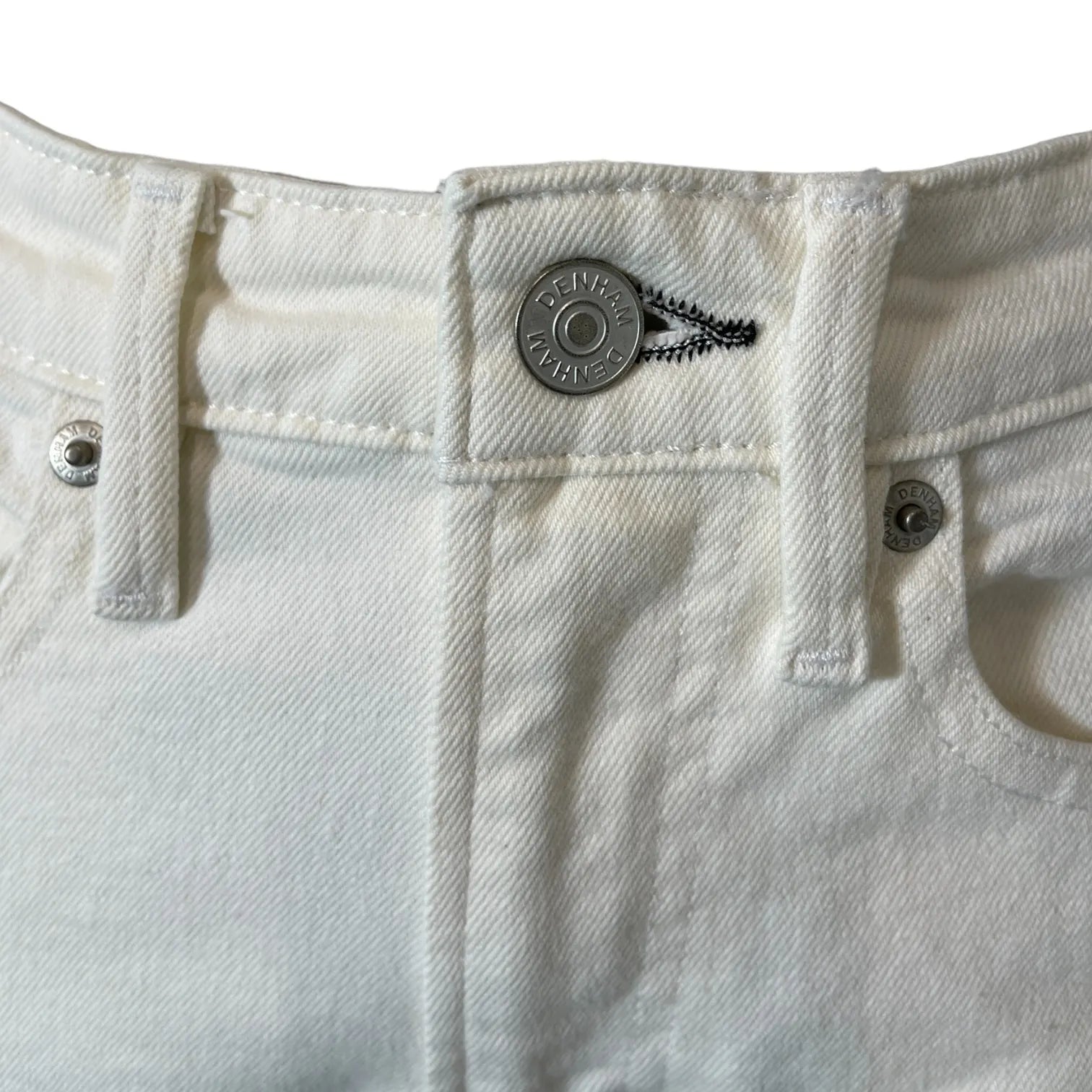 DENHAM 02-24-04-11-001 MIZUKI WHITE  DAMEN JEANS SLIM FIT STRETCH  WEISS