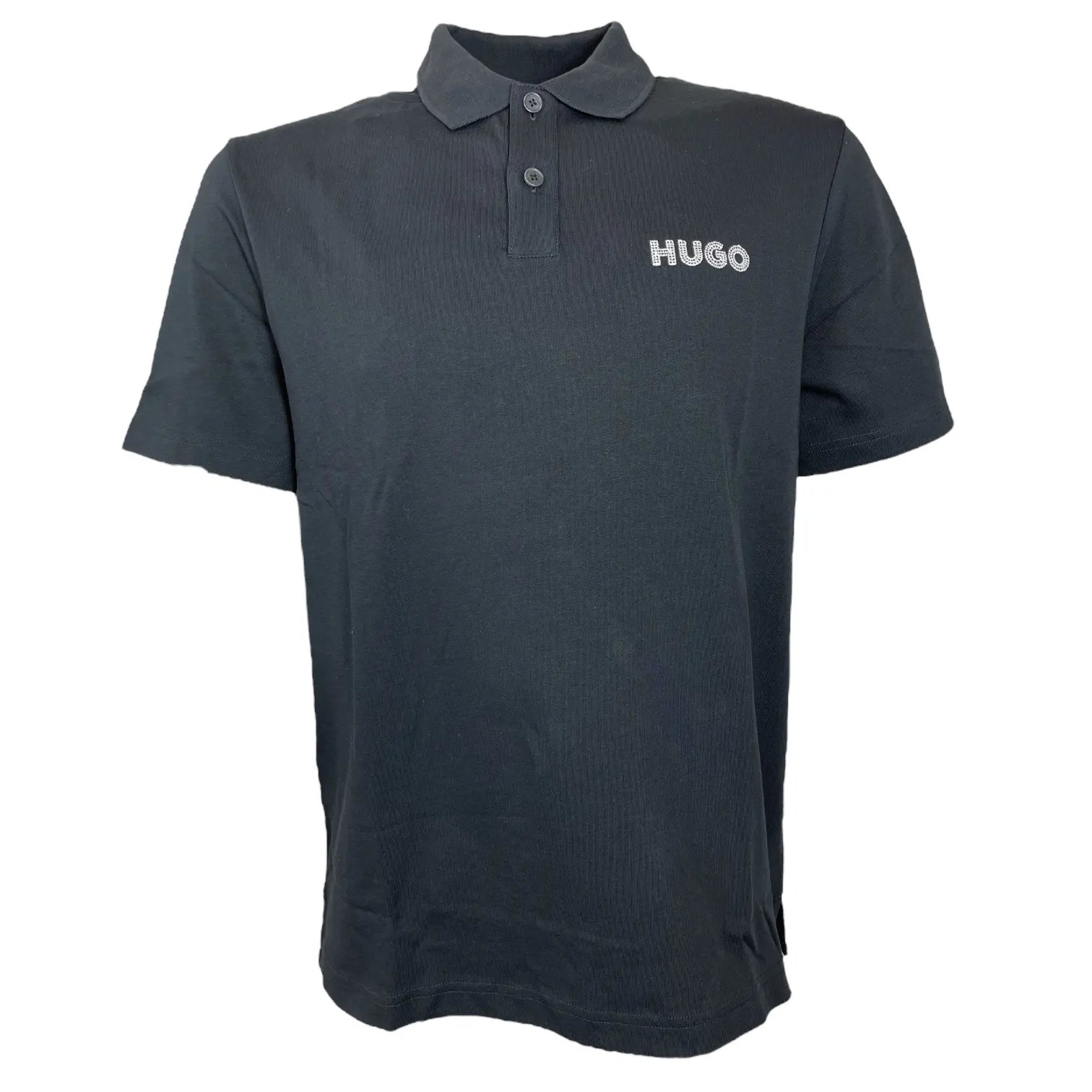 HUGO 50509960 Drocholo 10259511 01 
                Herren Polo-T-Shirt Schwarz