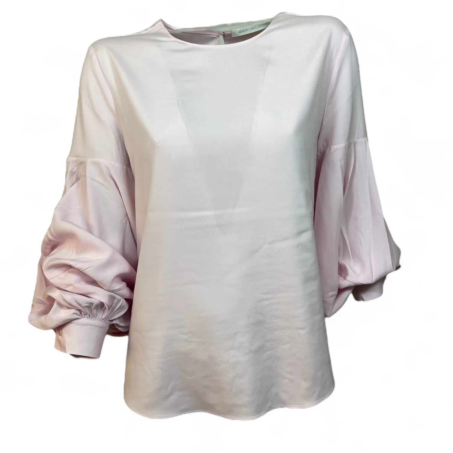 HERZENSANGELEGENHEIT 25241-6003  Seidenbluse mit Puffärmel Stretch SHY 151 Rosé