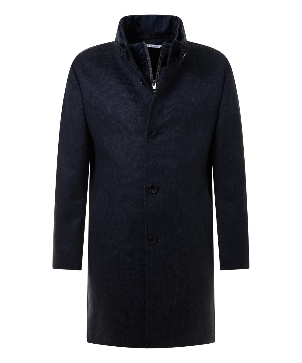 Baldessarini 
                
                                            B0 18727.1108 BLD-Harrison-3 Herren Wollmantel night sky melange