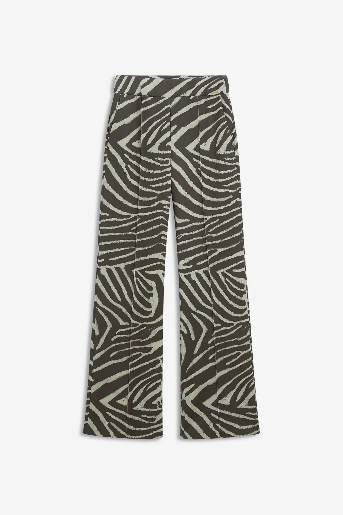 CINQUE 11255253 CISILASSO Damen Hose mit weitem Bein Zebra-Print