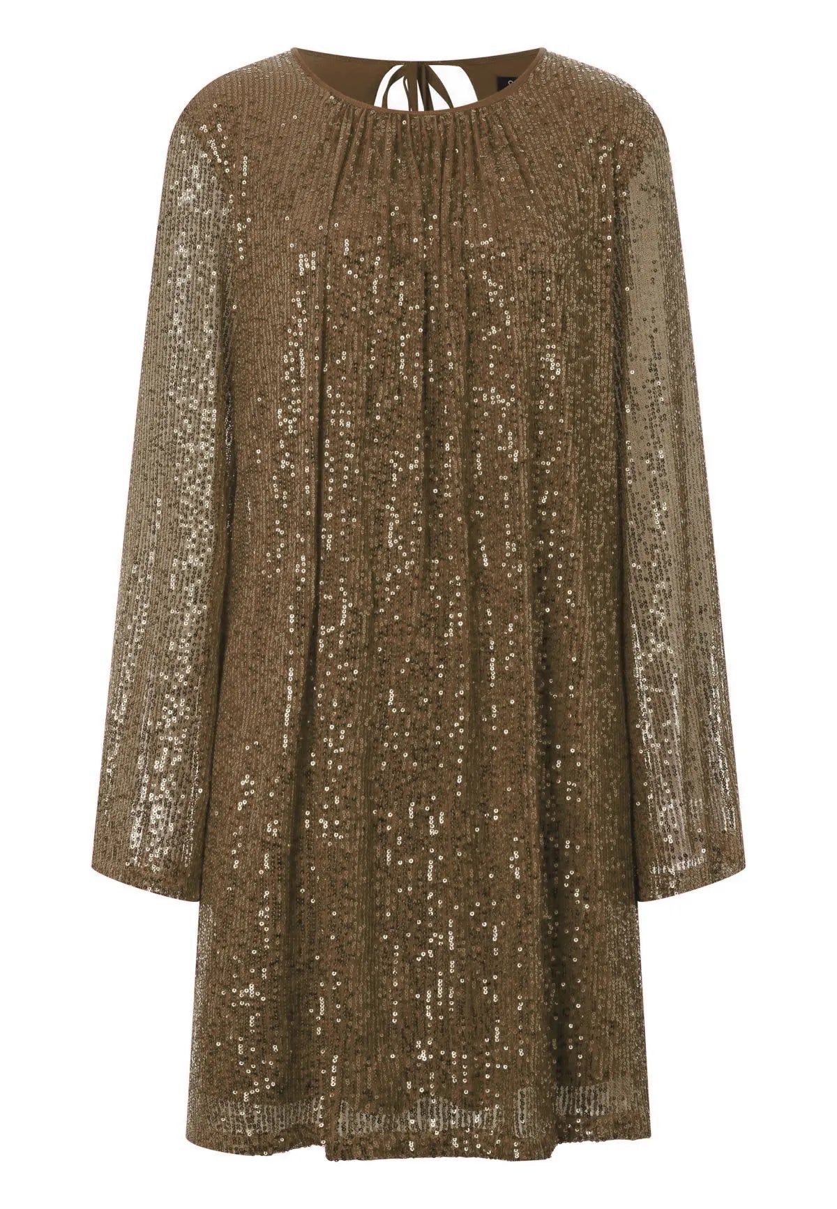 ANA ALCAZAR 041006-3611 Dress Pailletten Kleid Stretch Silver