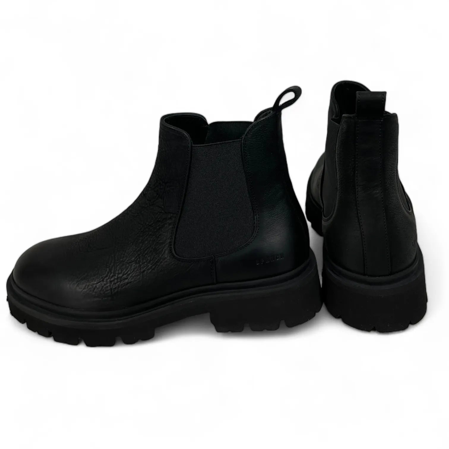 COPENHAGEN CPH128M WAXED NABUK  CHELSEA BOOTS LEDER SCHWARZ