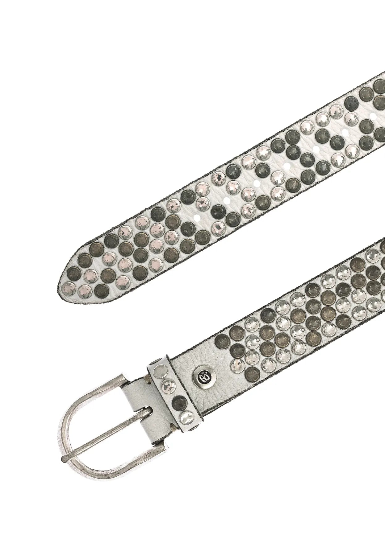 B.BELT BB0765L38 Liv Damen Leder Gürtel 35 mm Nieten