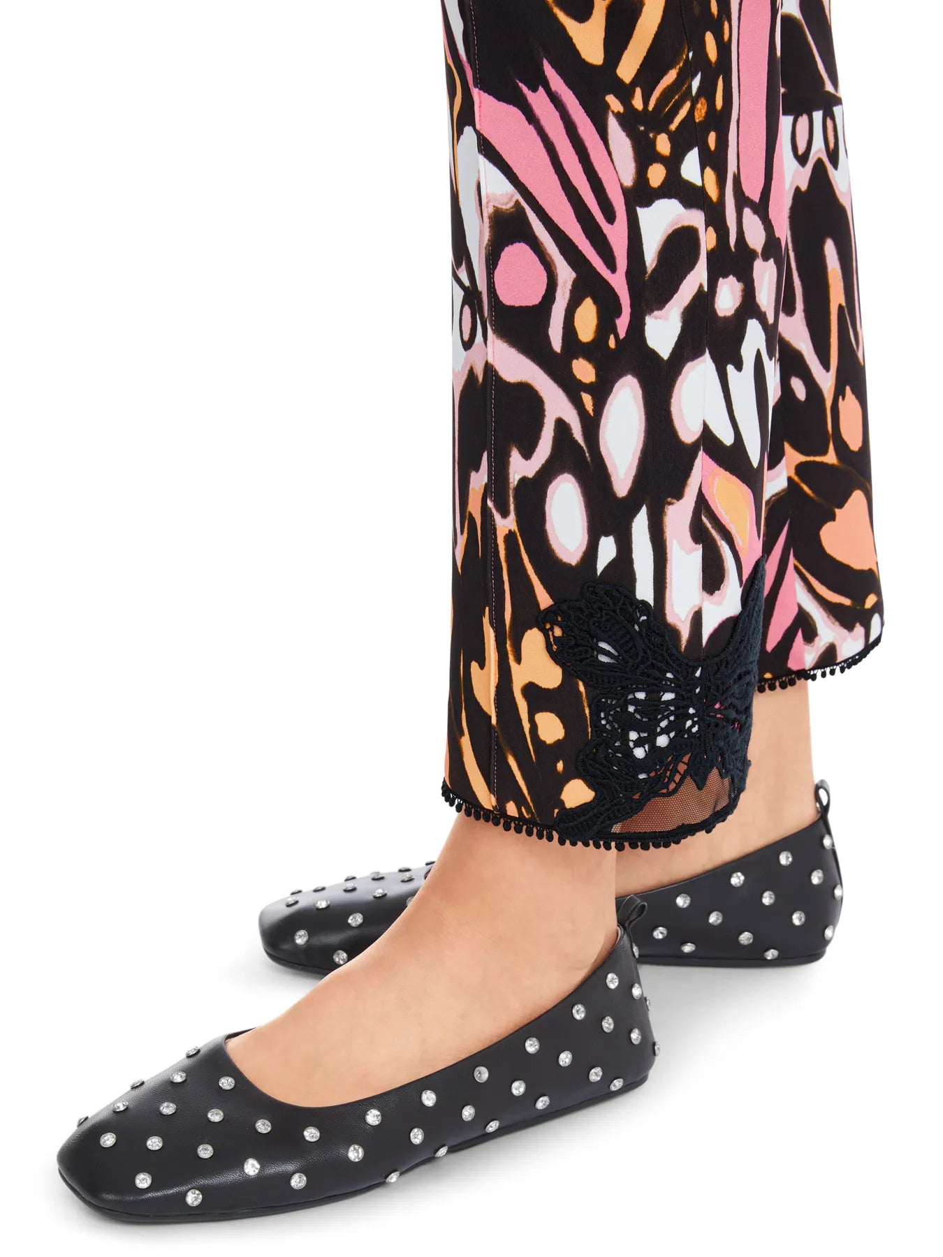 MARC CAIN 
                
                                            YC 81.34 J07 Printed 
                
                    Damen Hose FREDERICA aus Scubajersey bright candy pink