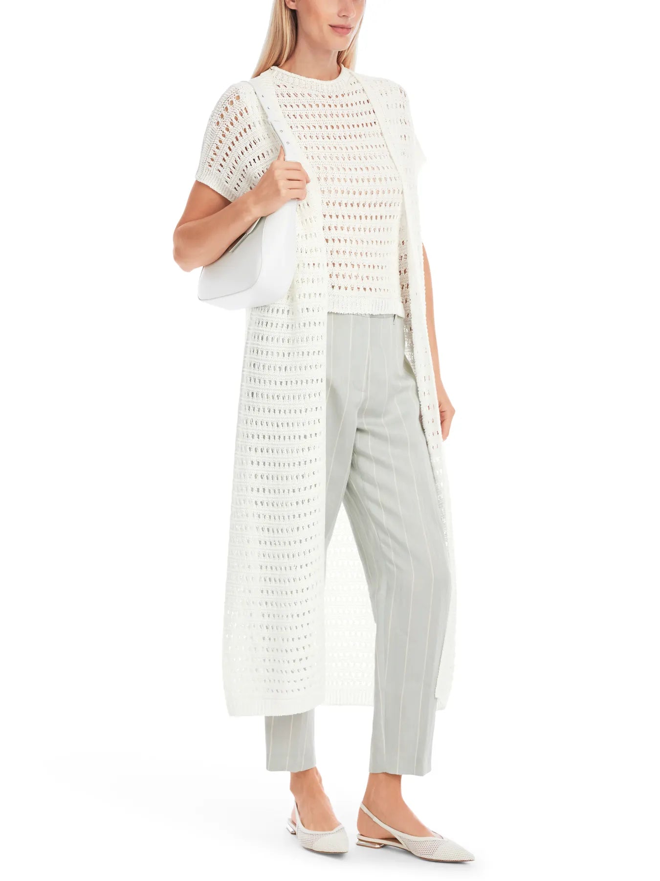 MARC CAIN 
                
                                            YC 37.03 M36 Damen Strick-Weste Weiß