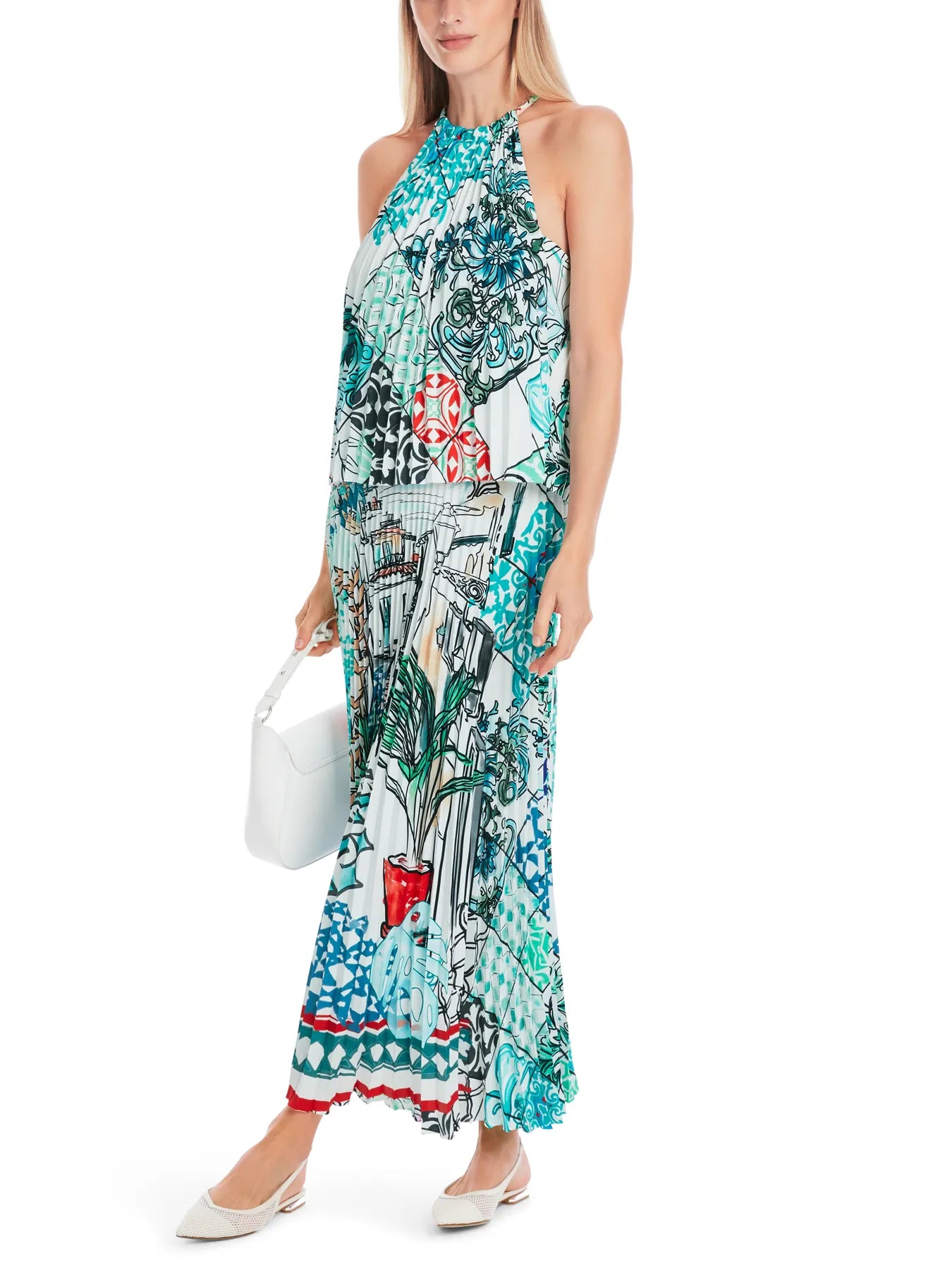 MARC CAIN 
                
                                            YC 61.13 W76 Plissee Top mit Print breath