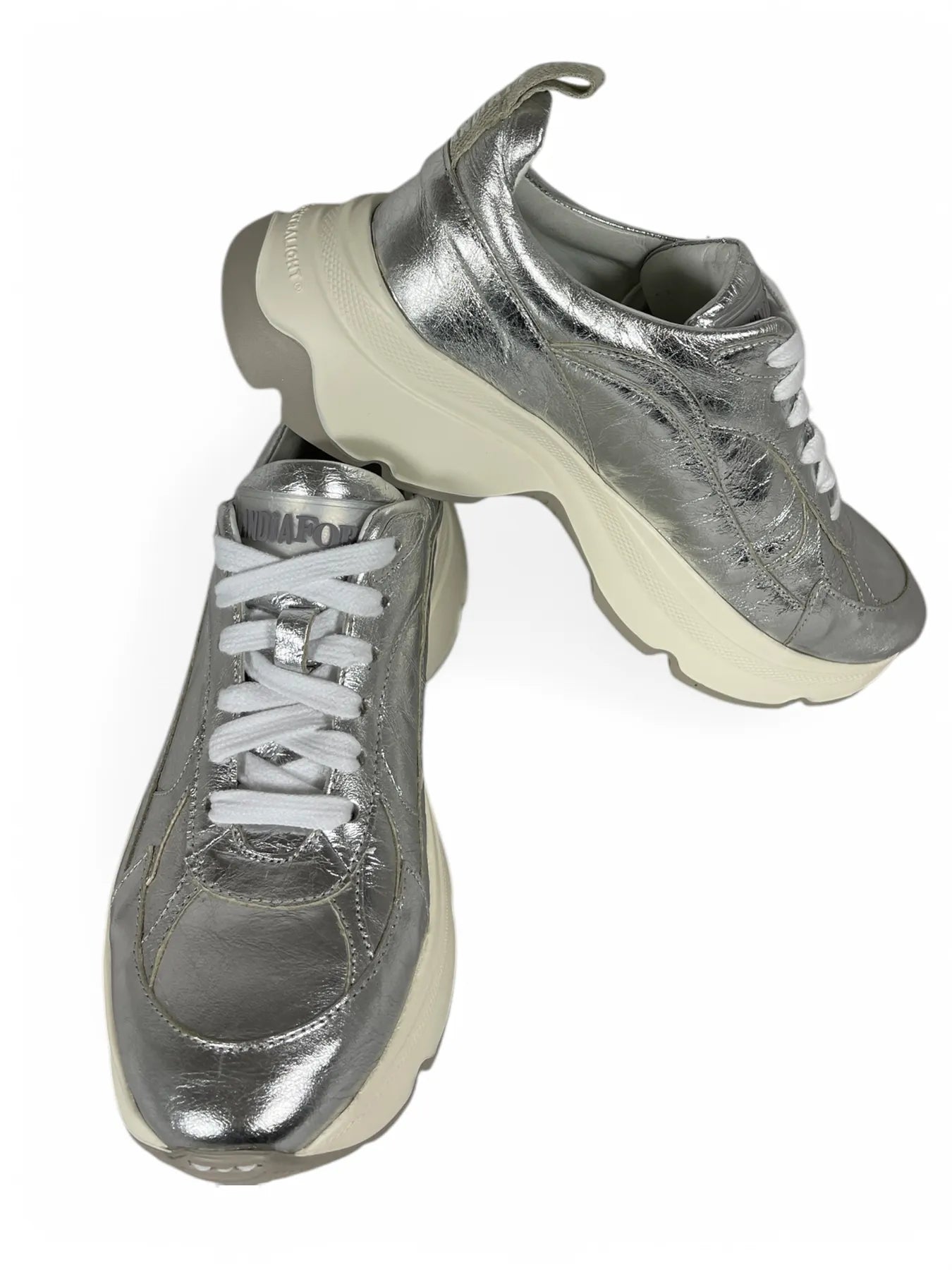 ANDIA FORA DOVER - BIG RUN UNI CHAMPION DAMEN SNEAKER SILBER.