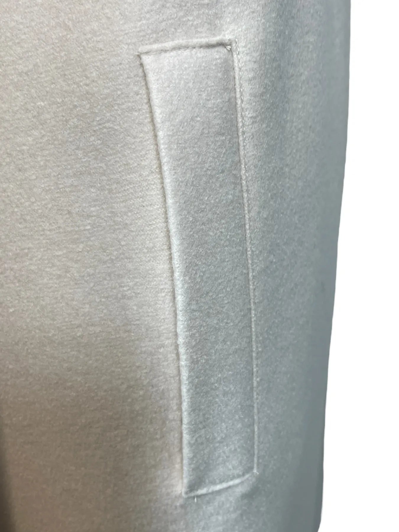 OAKWOOD AGATA 65063 DAMEN WOLLMANTEL WOLLWEIß