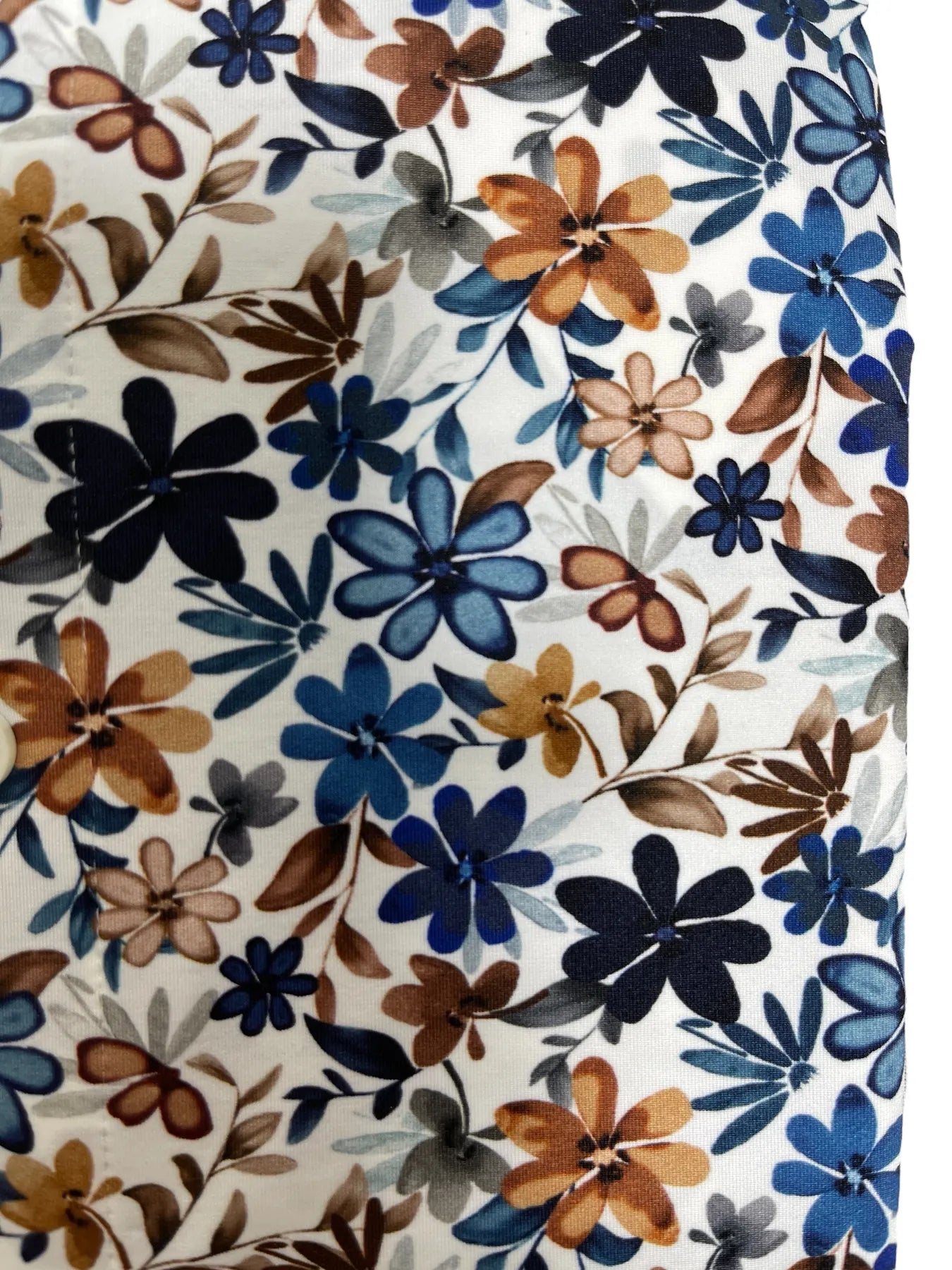 fakts 6342 Shirt Slim Fit Leisure Herren Hemd colorfull flower 057