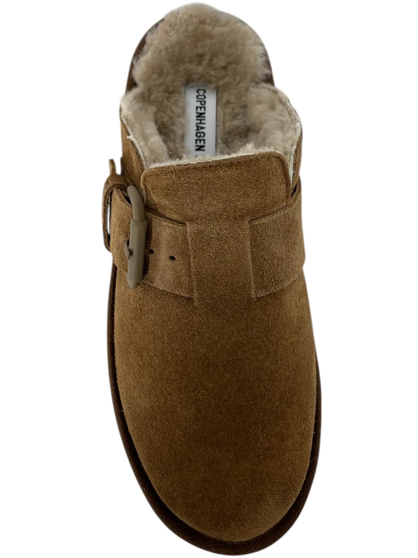 COPENHAGEN CPH277 SLIPPERS SUEDE LAMMFELL BRAUN