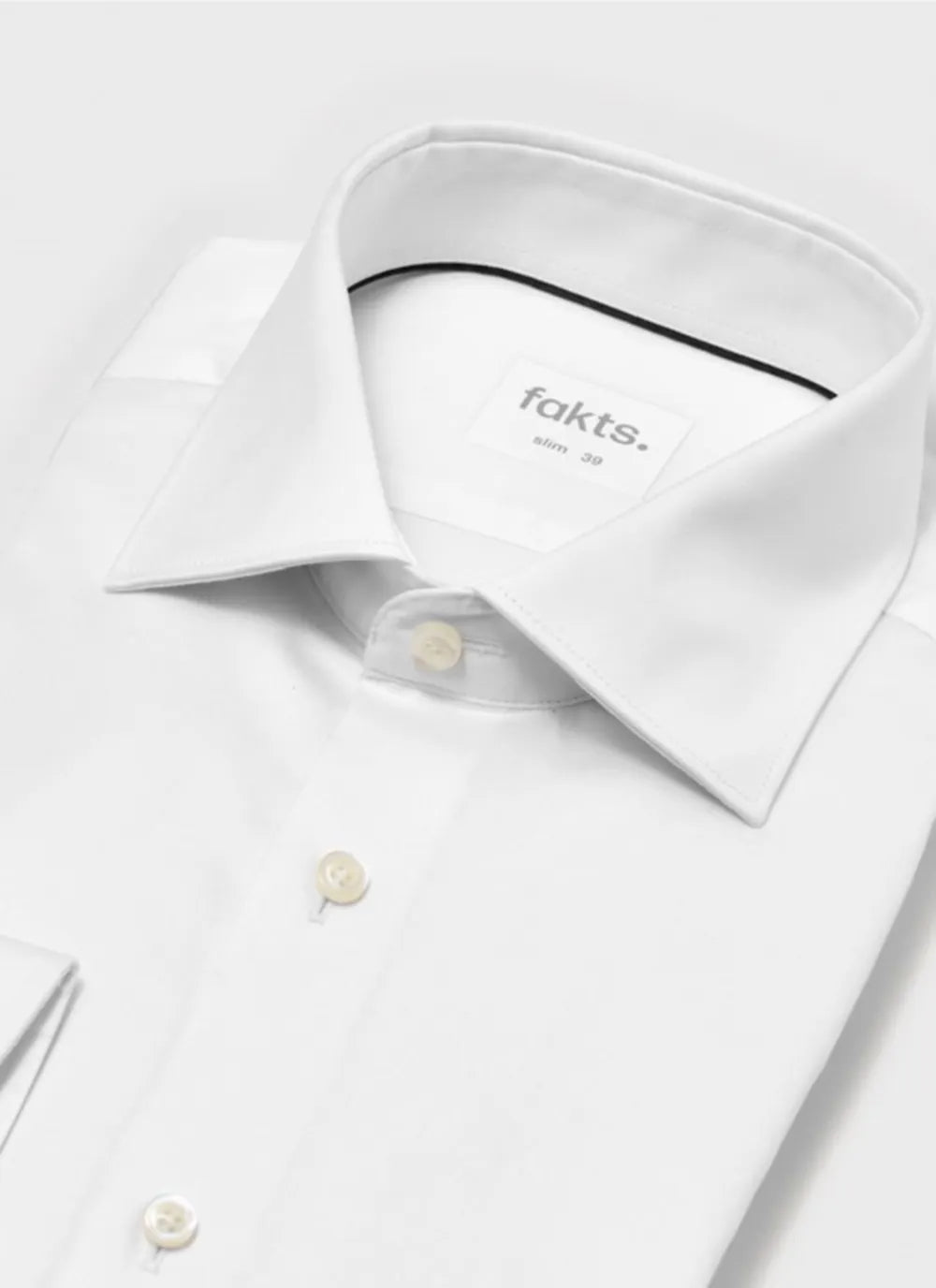 fakts 9043 Shirt Slim Fit Busy 
                
                    Herren Hemd white uni