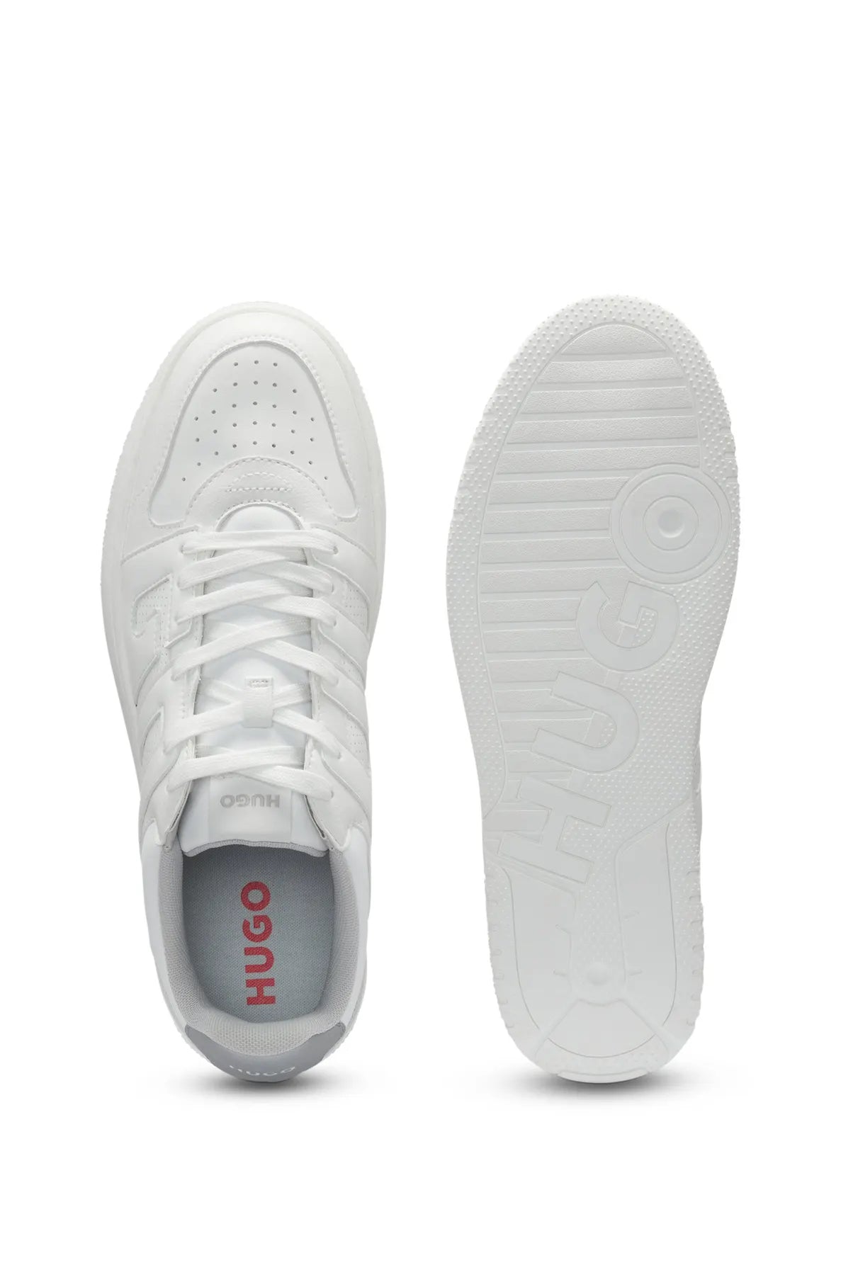 HUGO 50541711 Hadrian_Tenn_lgpu Herren Sneaker Weiß