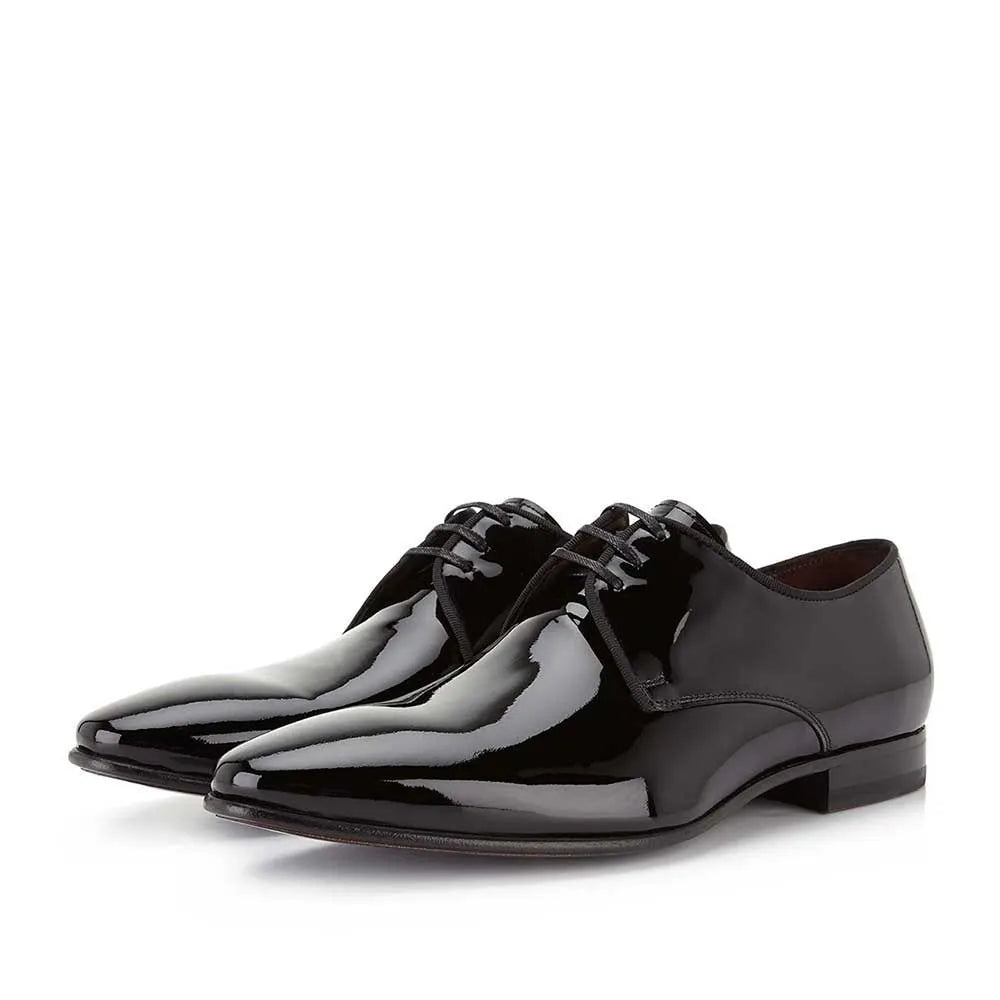 Floris van Bommel 14338 HERREN BUSINESS SCHUHE P8001 LACKLEDER SCHWARZ BLACK PATENT 00