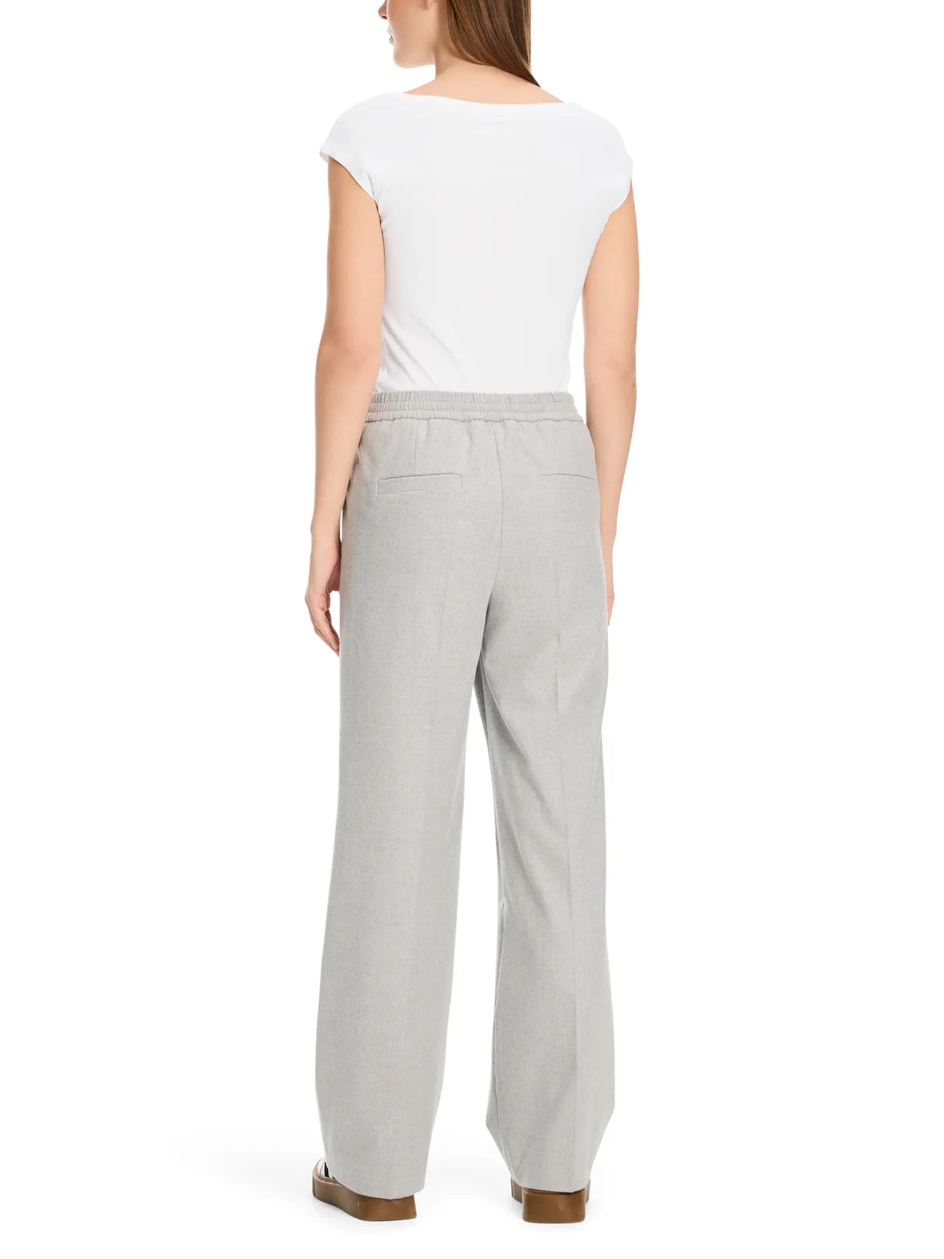 MARC CAIN +E 48.37 J14 Basic-Shirt mit weitem Ausschnitt