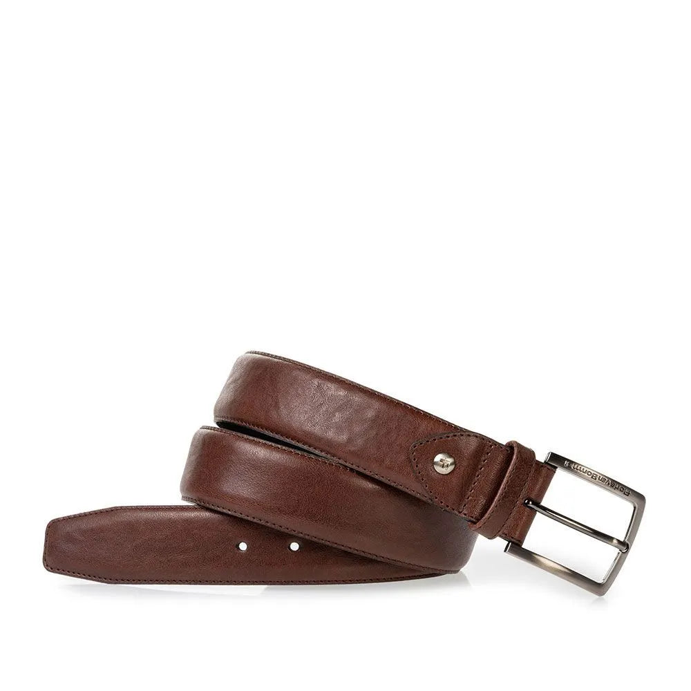 VAN BOMMEL CFM-10058-24-01 Floris Herren Gürtel 3,5 cm Leder Braun Dark Cognac