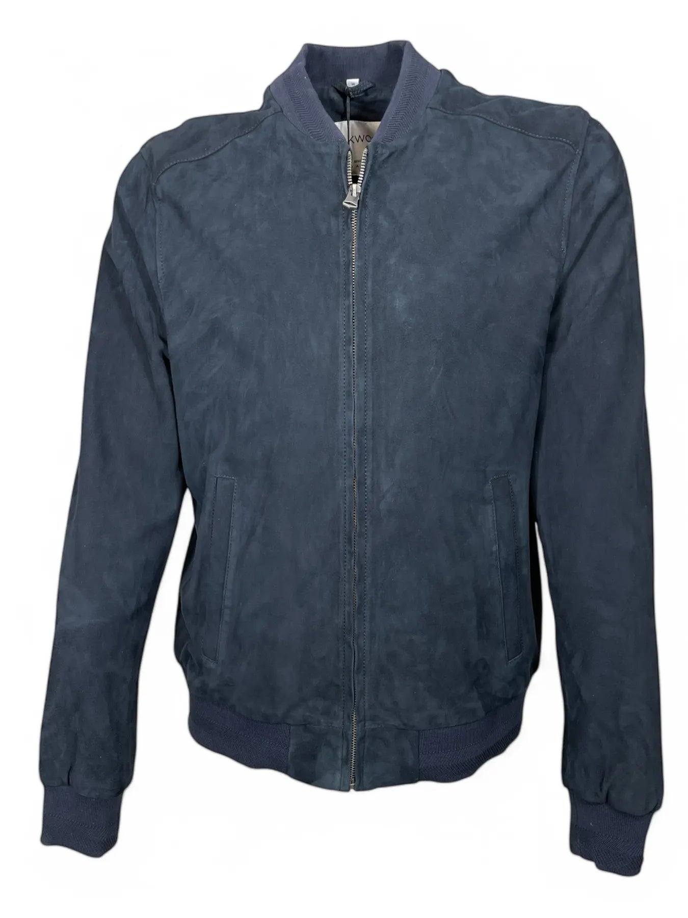OAKWOOD LENNY 65036 
                
                    Herren Bomberjacke aus Veloursleder Blau