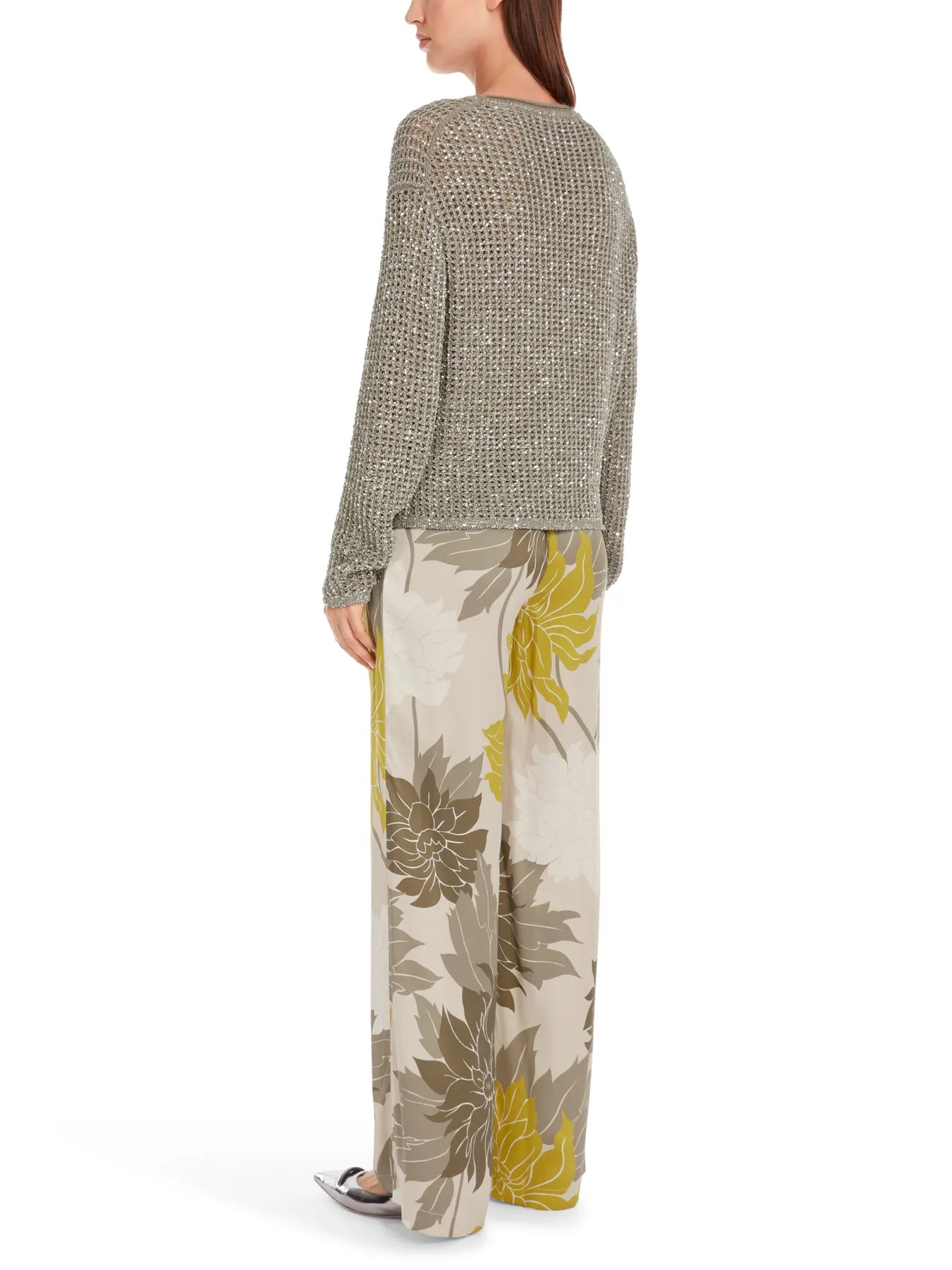 MARC CAIN 
                
                                            YC 41.14 M33 Luftiger Pullover Knitted in Germany 
                
                    Damen Pullover sage powder