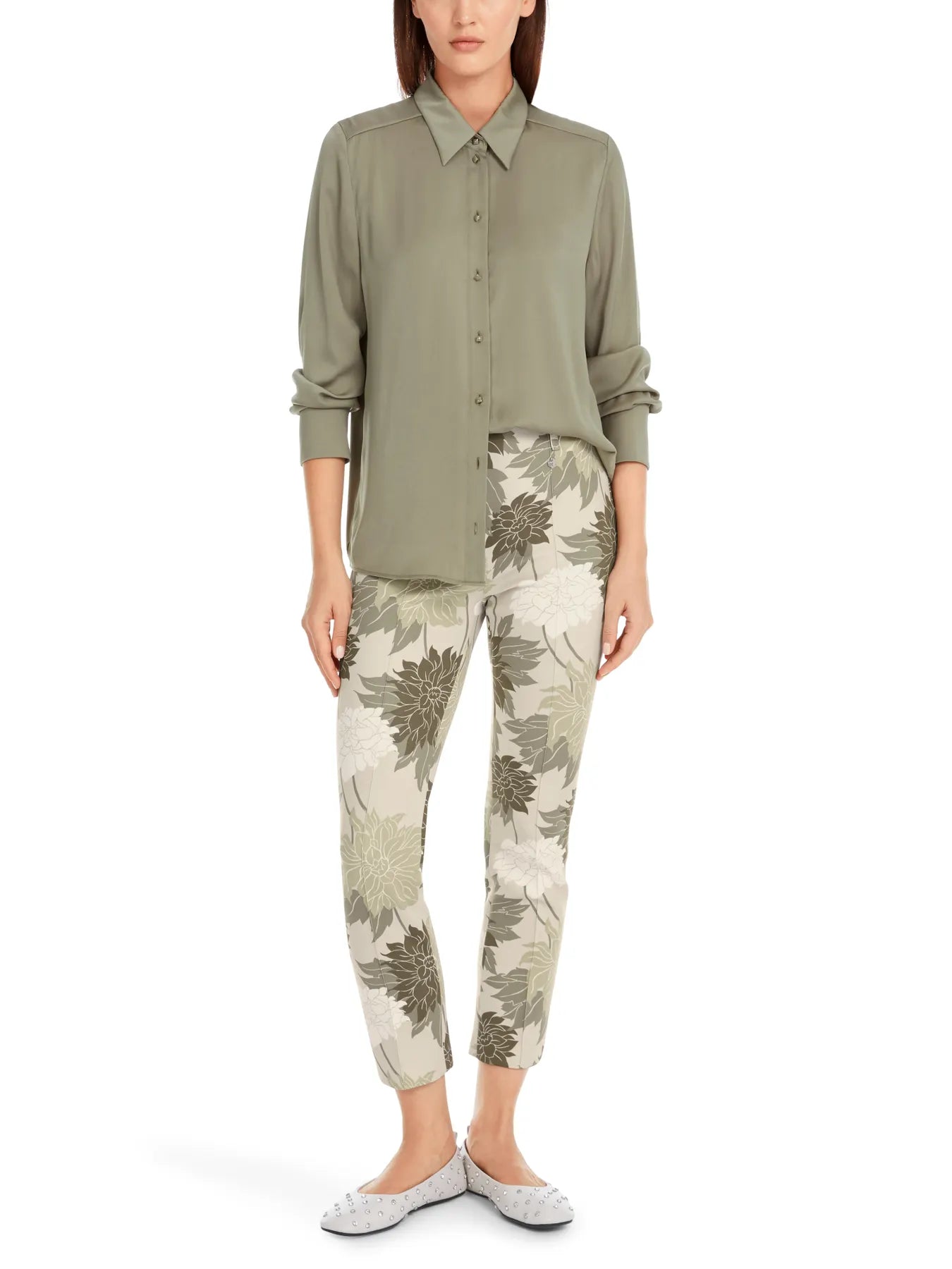 MARC CAIN 
                
                                            YC 51.12 W01  Bluse im Viskosecrêpe sage powder