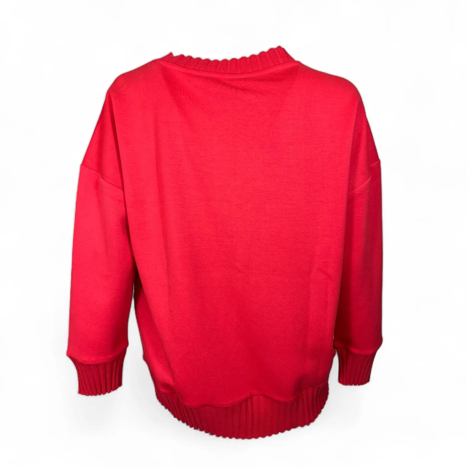 SOLDOUT - S531 2050 DAMEN SWEATSHIRT PULLOVER TOMATO ROT.