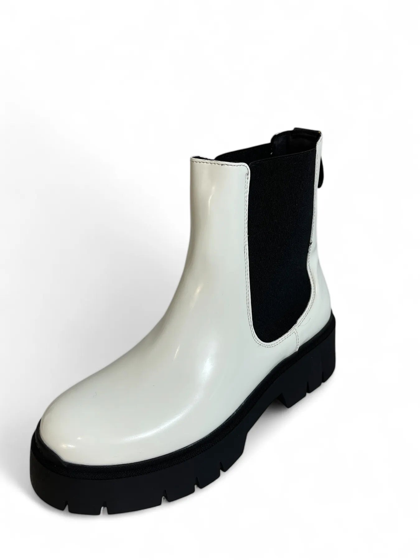 HUGO WOMEN RED 50529828 Kris_ChBootie_BRPU Boots mit beidseitigem Stretcheinsatz  Natural 102