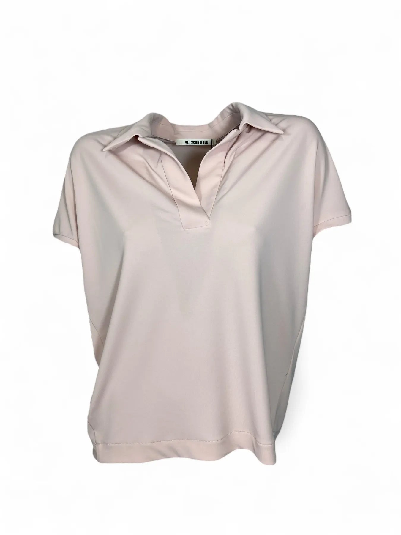 ULI SCHNEIDER 1030344 STRETCH  MICRO-JERSEY T-SHIRT POLOSHIRT OFF WHITE.