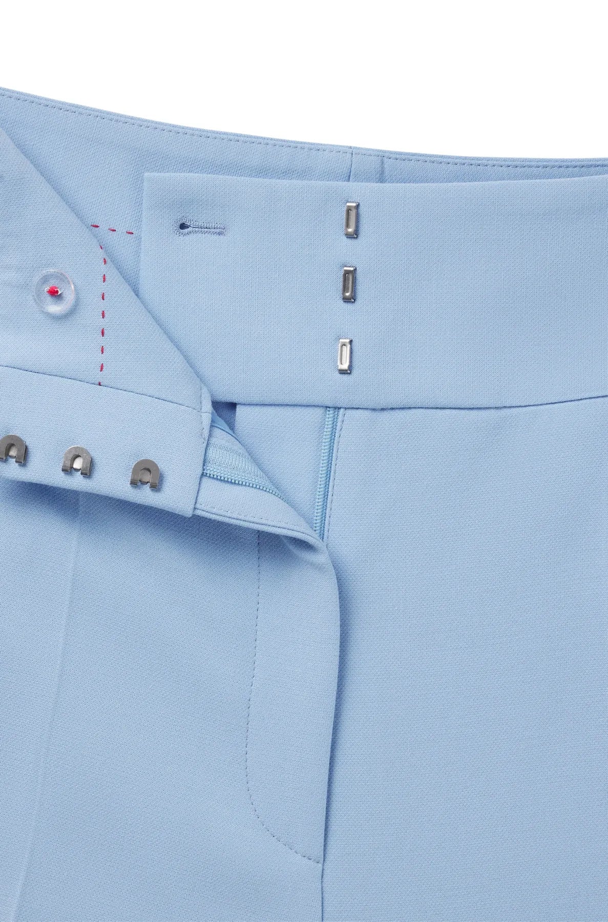 HUGO 50513960 Himia 10218228 01 Marlenehose  mit hohem Bund und ausgestelltem Bein light blue