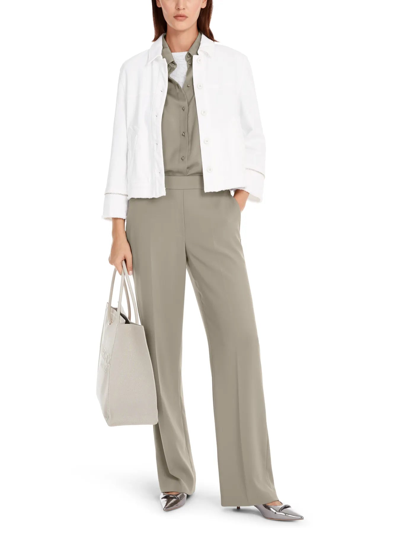 MARC CAIN YC 31.11 D81 Jeansjacke Rethink Together off-white