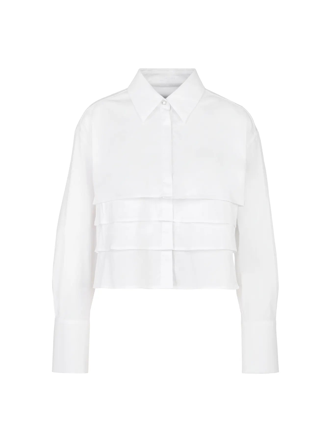 MARC CAIN 
                
                                            YC 51.16 W93 Bluse mit Volants white