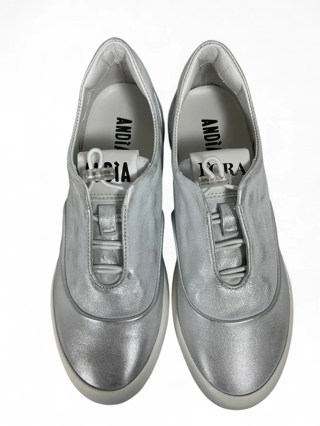 ANDIA FORA DOVER - NINA UNI BRUSHED DAMEN SNEAKER SILBER.