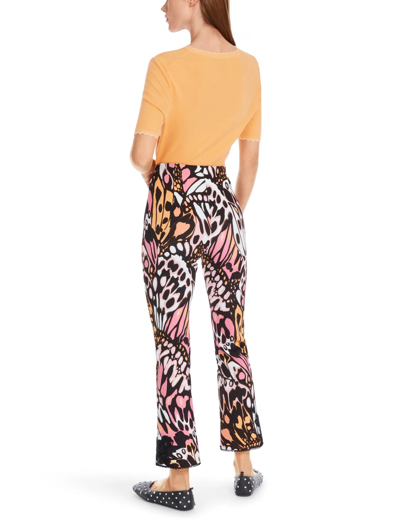 MARC CAIN 
                
                                            YC 81.34 J07 Printed 
                
                    Damen Hose FREDERICA aus Scubajersey bright candy pink