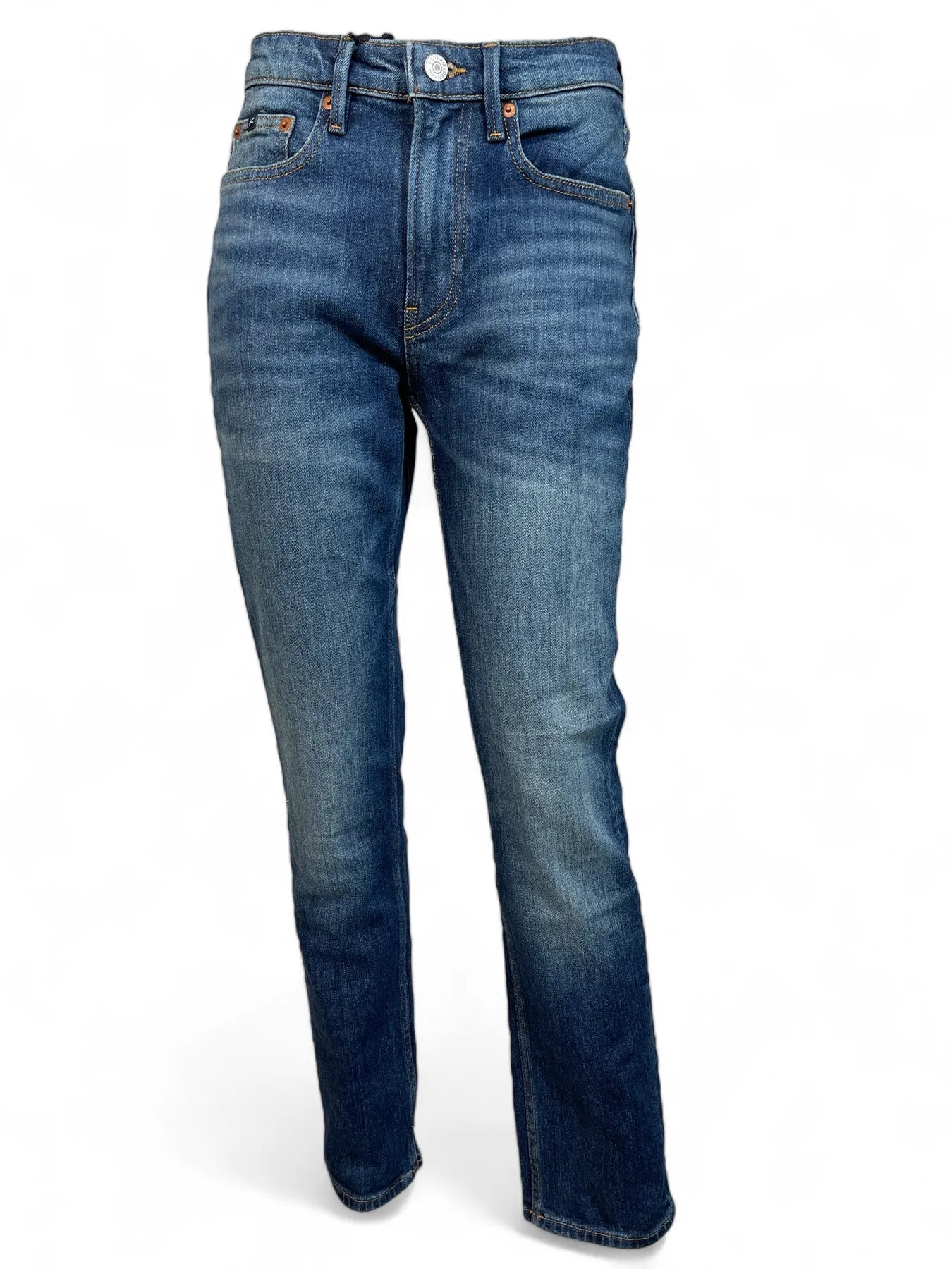DENHAM 02-24-10-11-003 MIZUKI CMB DAMEN JEANS STRAIGHT FIT STONEWASH BLUE