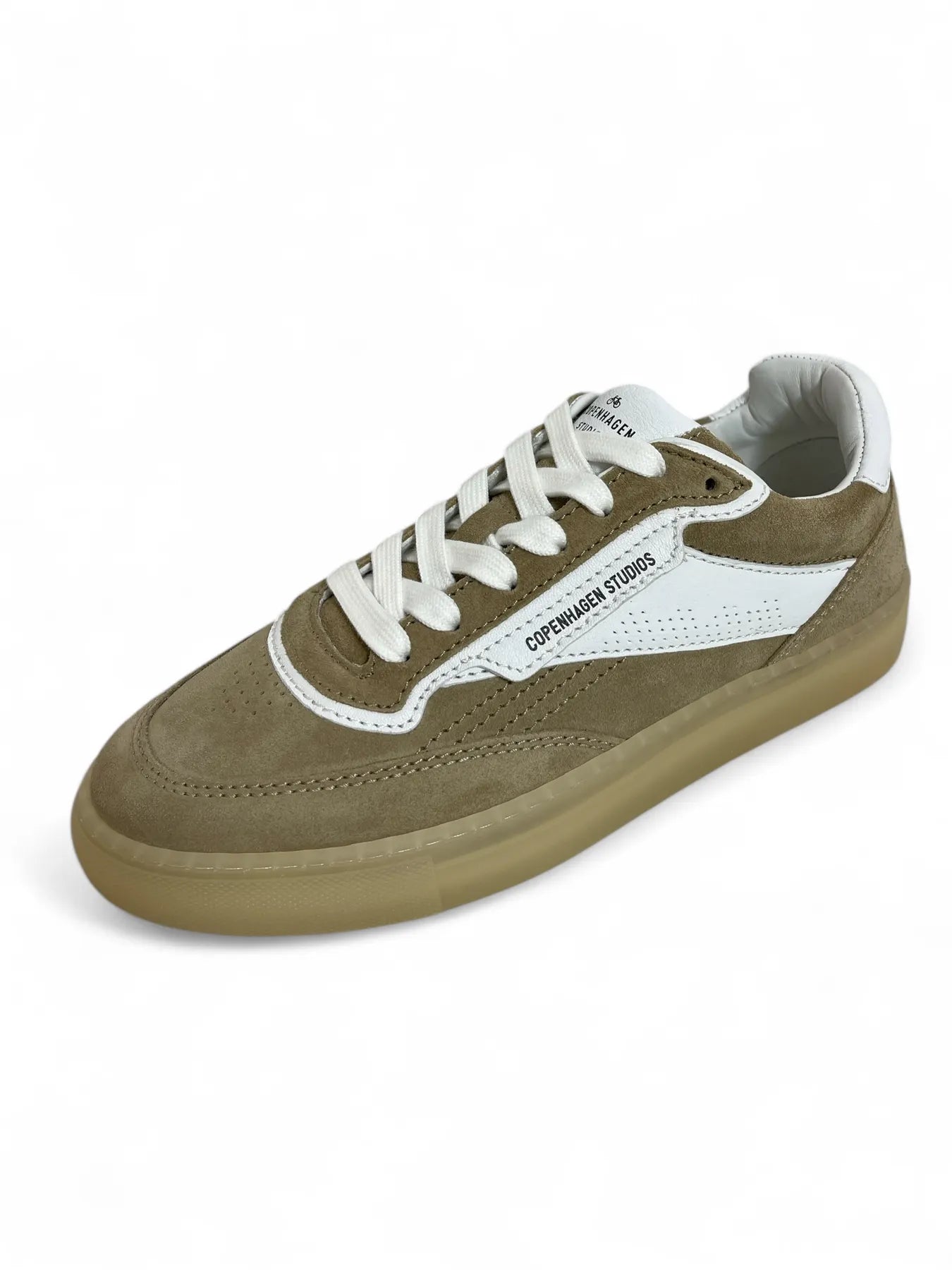 COPENHAGEN CPH90 LEATHER MIX  DAMEN SNEAKER SAND/WHITE