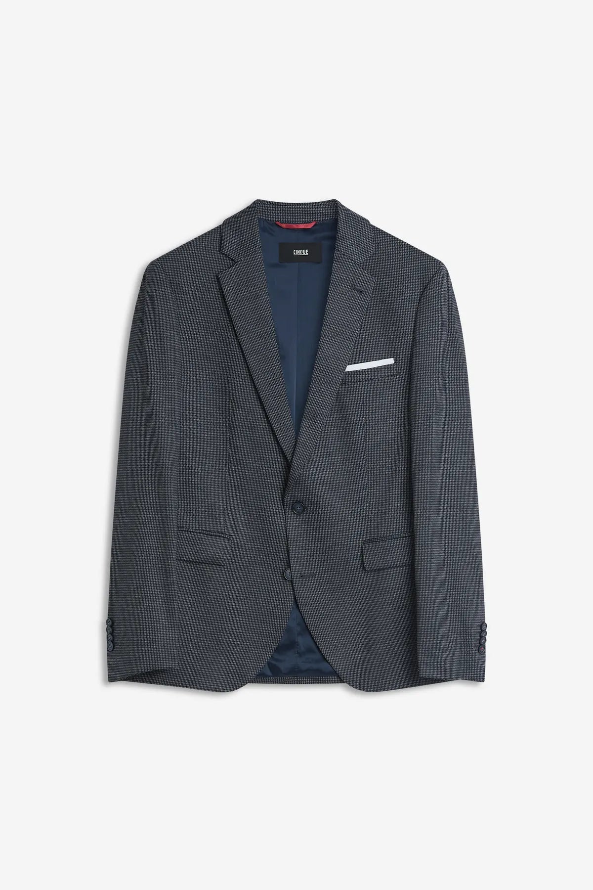 CINQUE 
                
                                            22226183 CIDATA Herren Sakko mit Hahnentritt dunkelblau