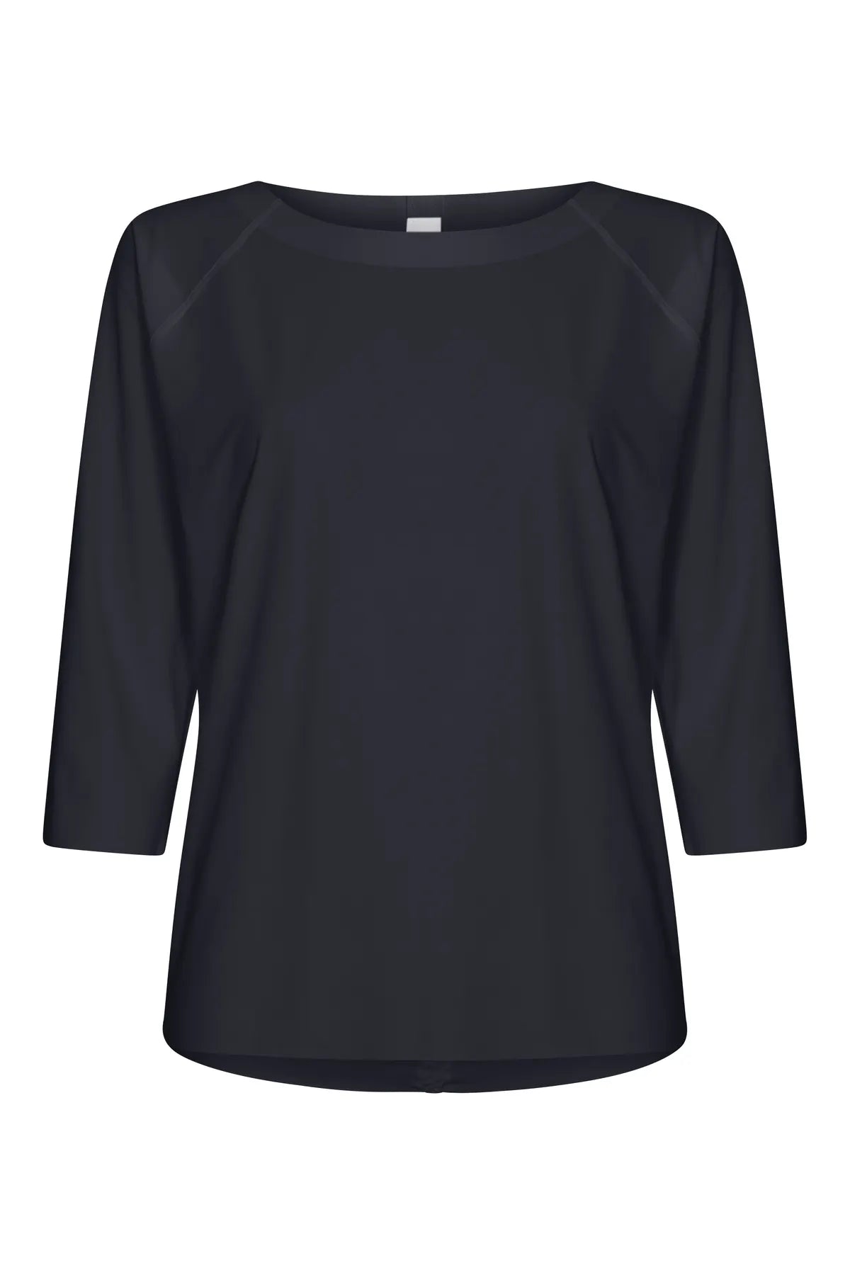 JAPAN TKY NARIKO Damen Bluse T-Shirt mit hohem Stretchkomfort Black-Blue 342