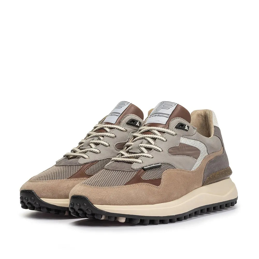 VAN BOMMEL SFM-10159-22-01 HERREN SCHUHE SPORT SNEAKER FLORIS SUEDE LEDER LIGHT BROWN