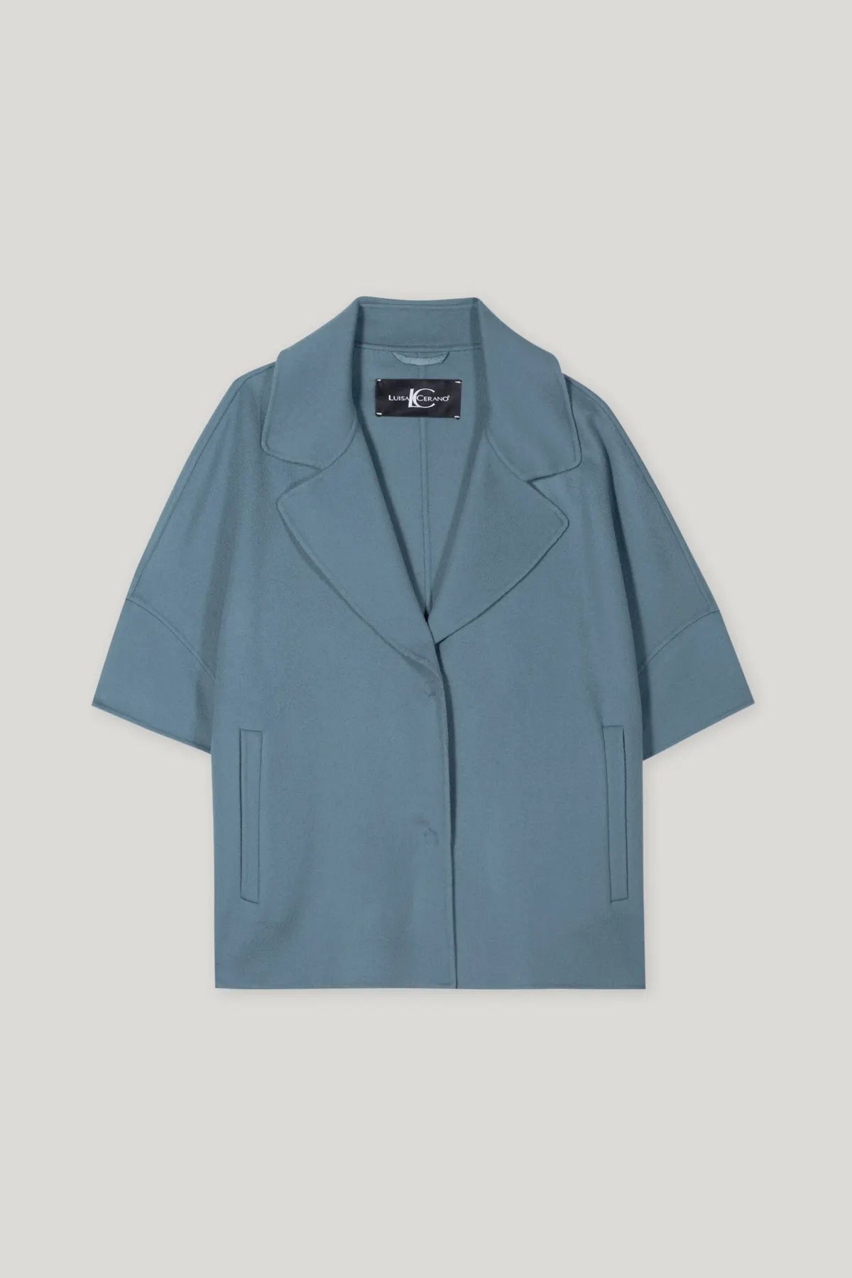 LUISA CERANO Doubleface Cape Blau