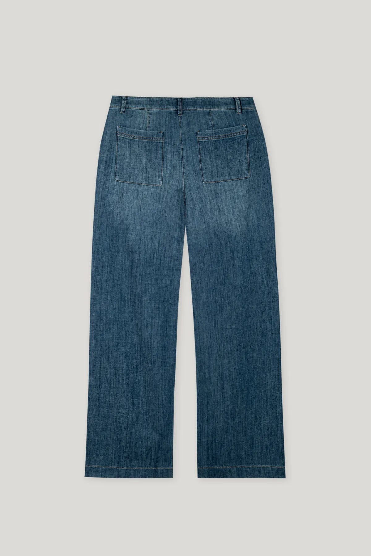 LUISA CERANO 628814/3474-0 fließende Denimhose Blau