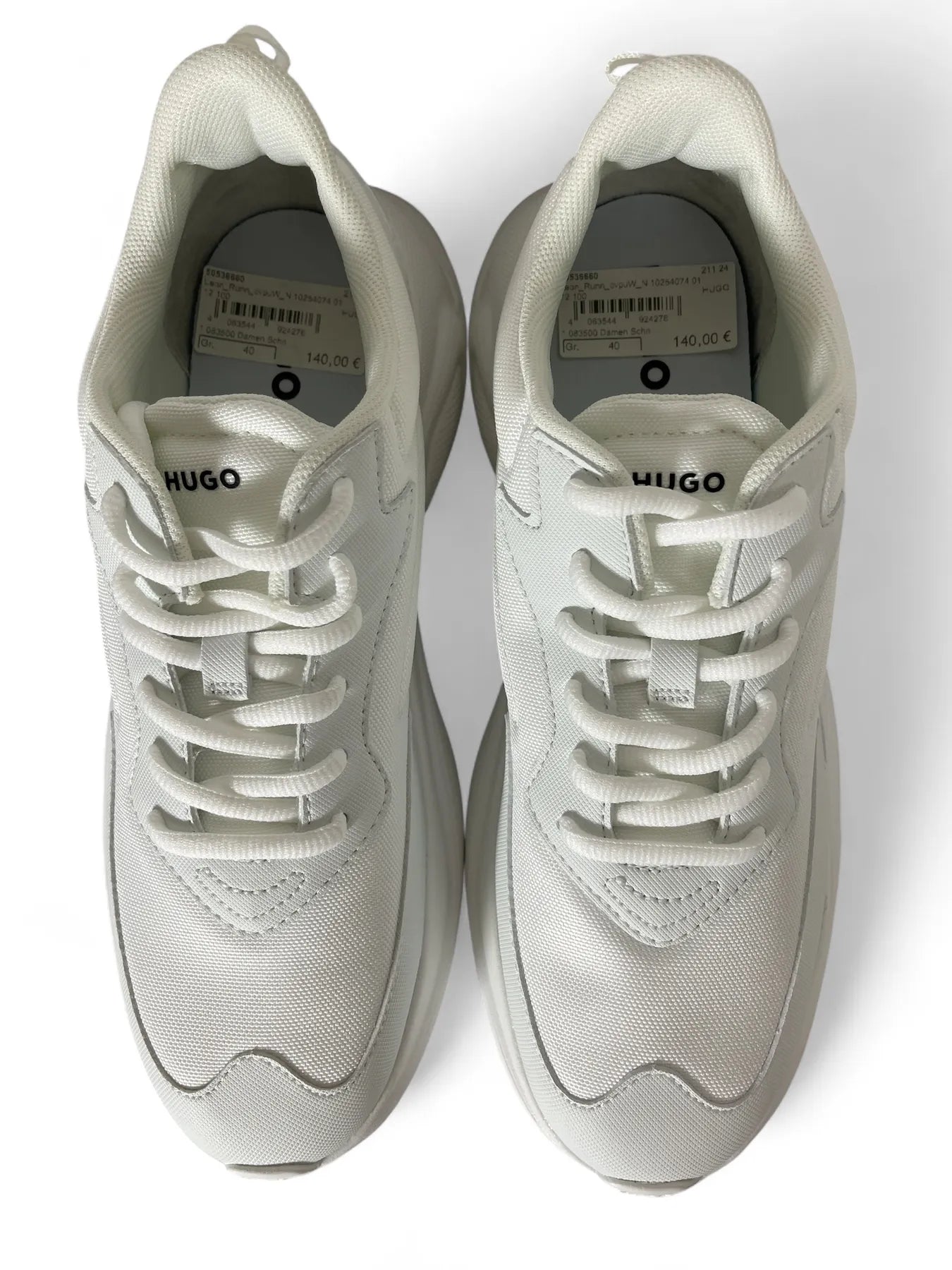 HUGO 50536660 Leon_Runn_cvpuW_N Sneakers Material-Mix Open White