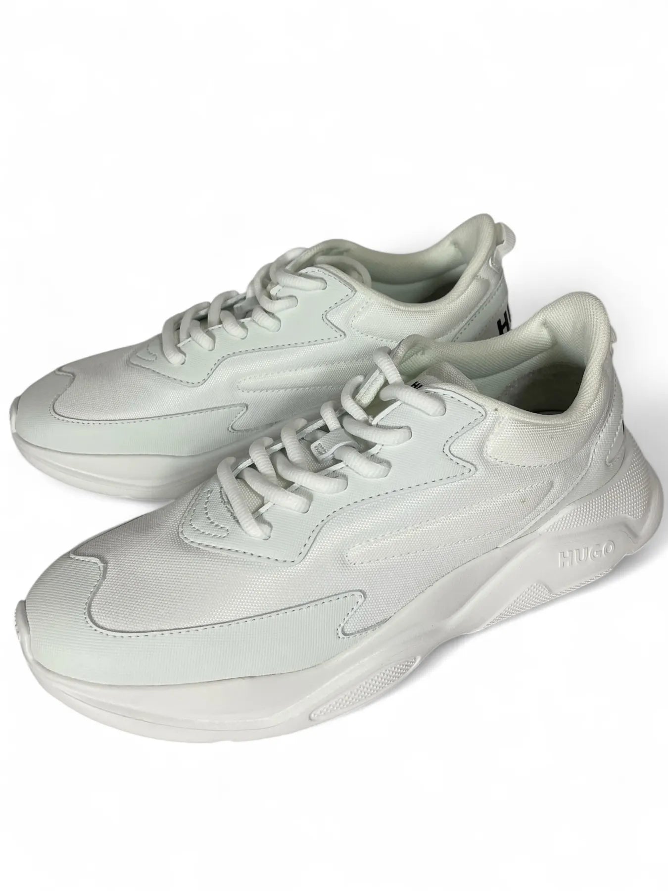 HUGO 50536660 Leon_Runn_cvpuW_N Sneakers Material-Mix Open White