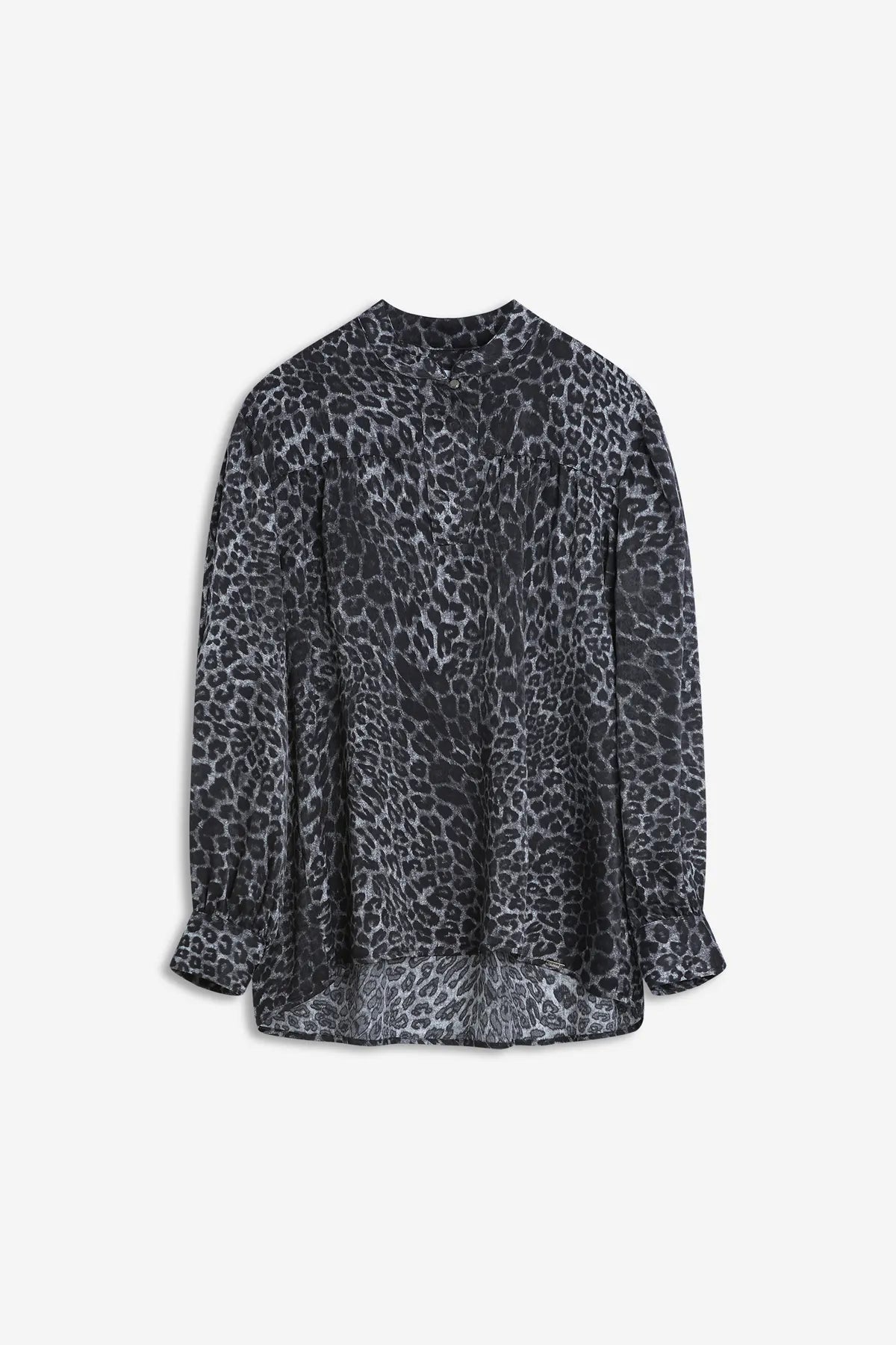 CINQUE 
                
                                            56247235 CITALO Damen Bluse Leo Print Grau