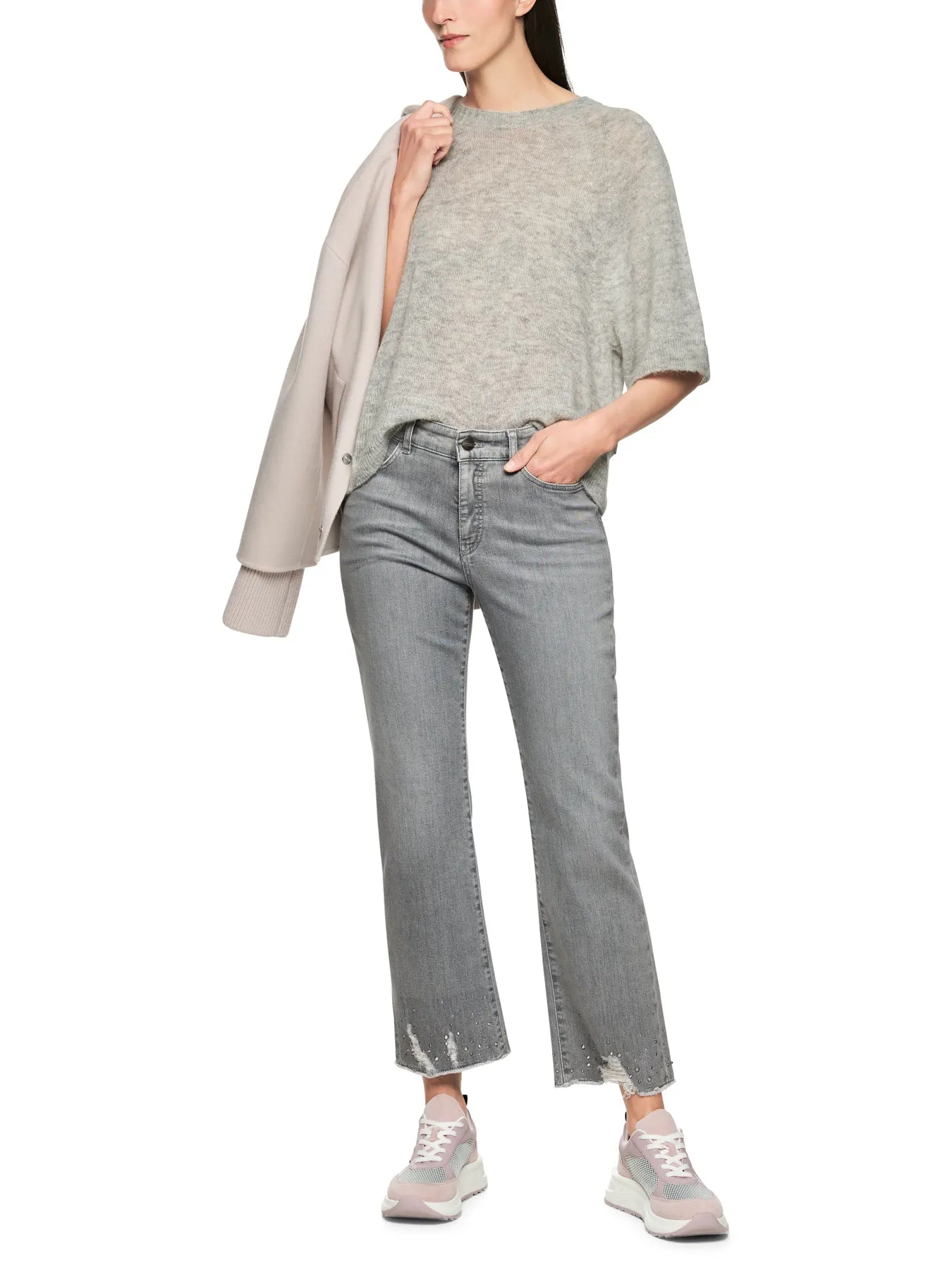 MARC CAIN 
                
                                            ZP 82.09 D74 Jeans FORLI im Used-Look grey